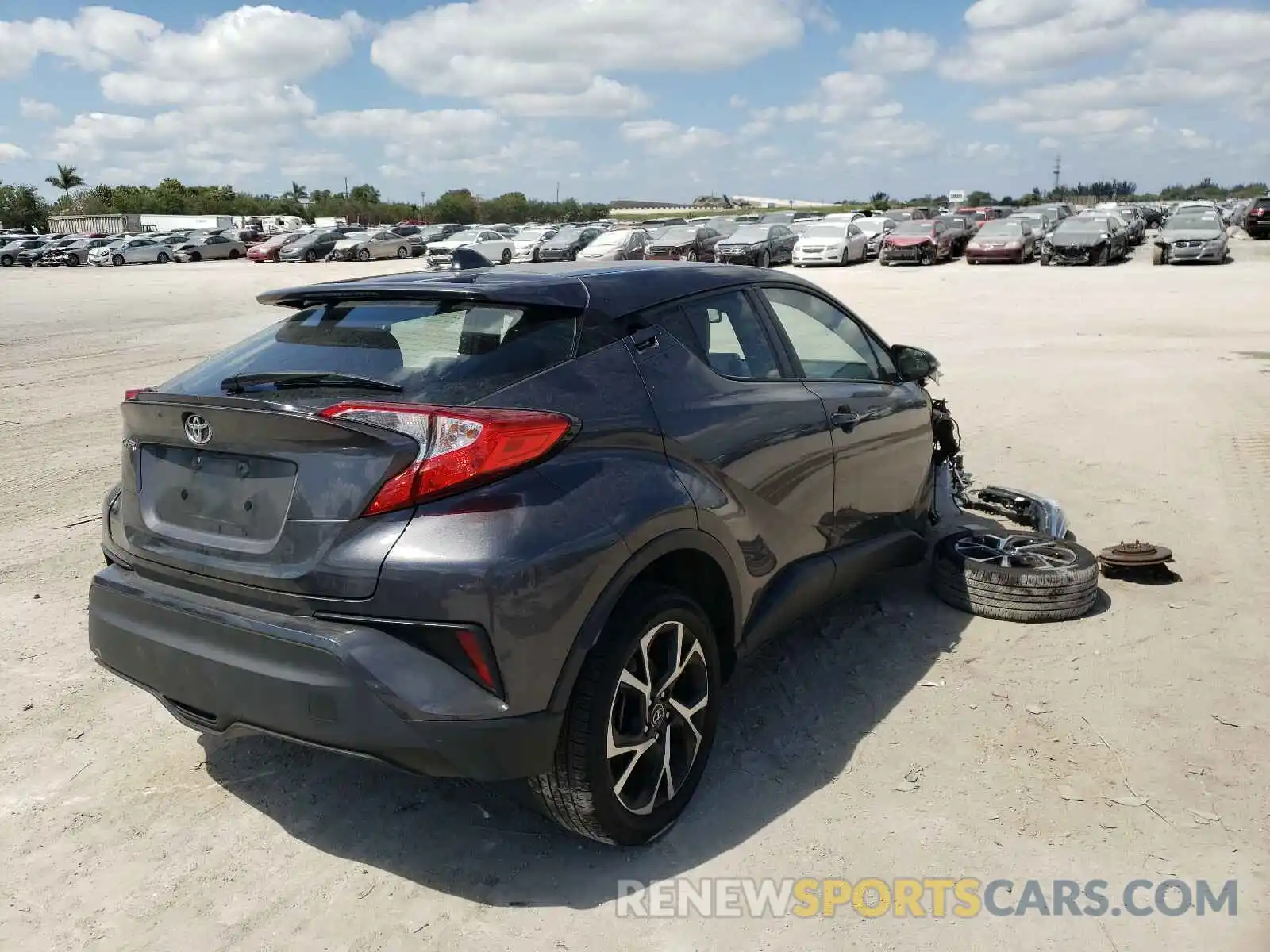 4 Photograph of a damaged car NMTKHMBX5KR076878 TOYOTA C-HR 2019