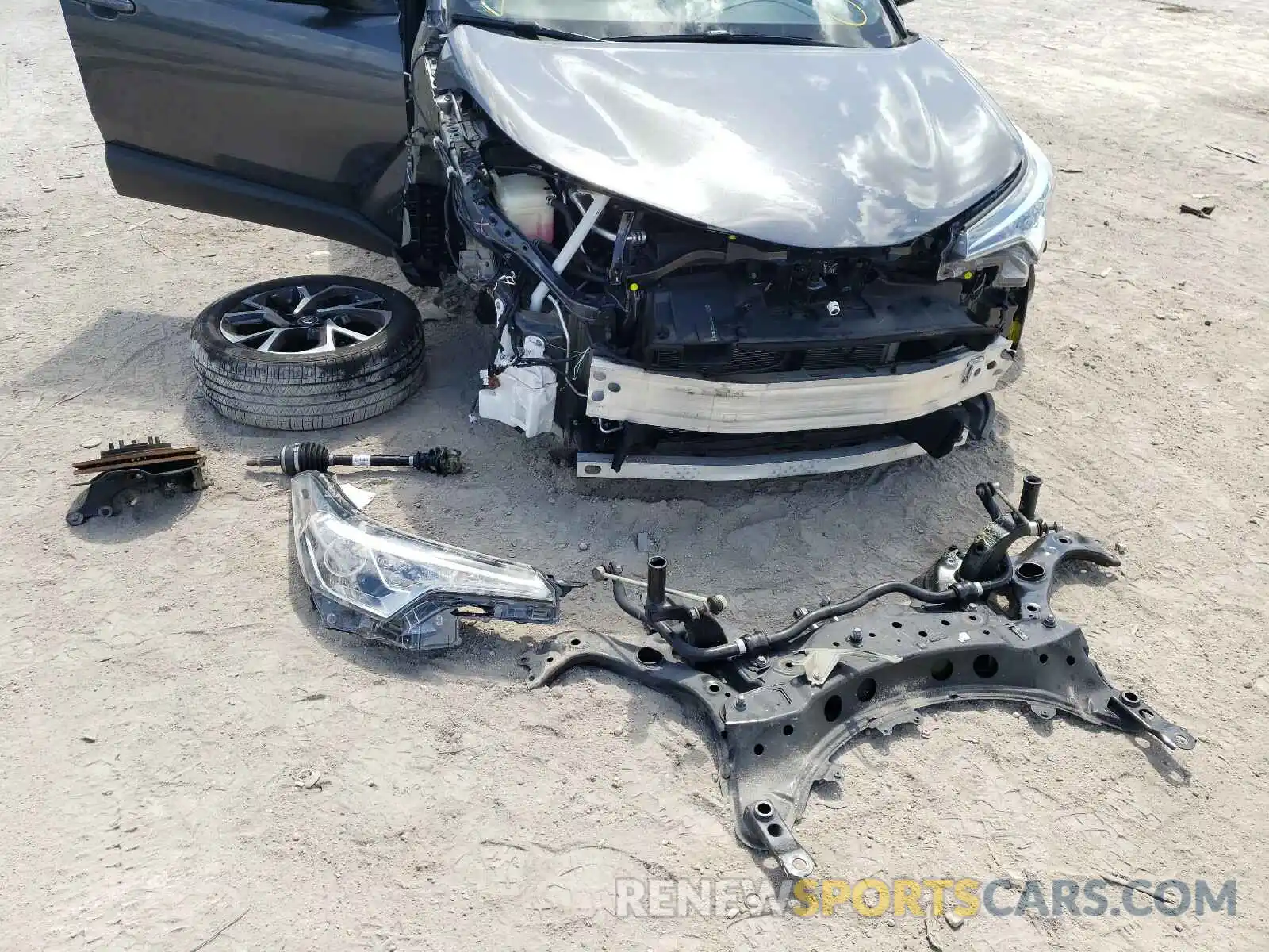 9 Photograph of a damaged car NMTKHMBX5KR076878 TOYOTA C-HR 2019