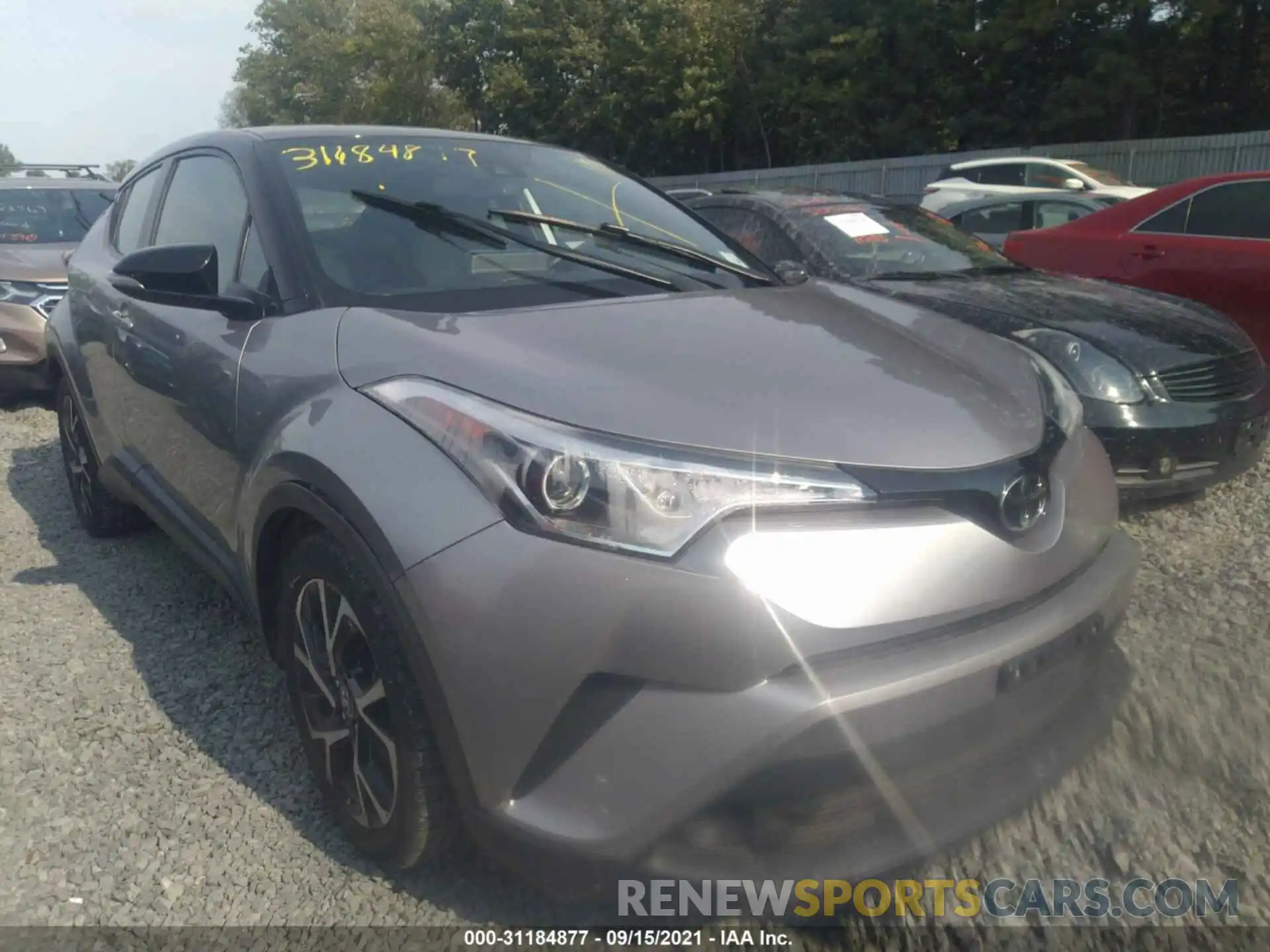 1 Фотография поврежденного автомобиля NMTKHMBX5KR077058 TOYOTA C-HR 2019