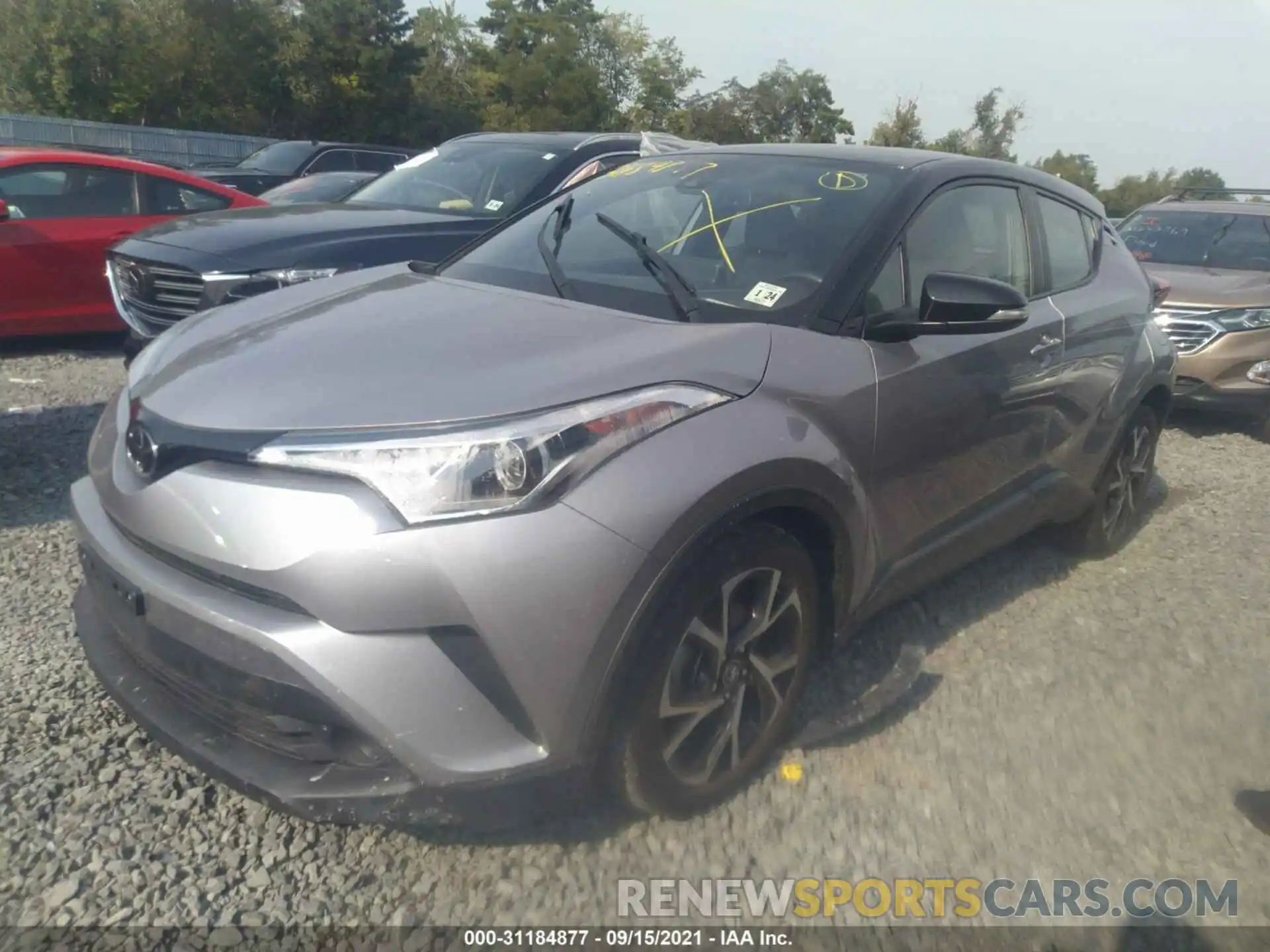 2 Фотография поврежденного автомобиля NMTKHMBX5KR077058 TOYOTA C-HR 2019