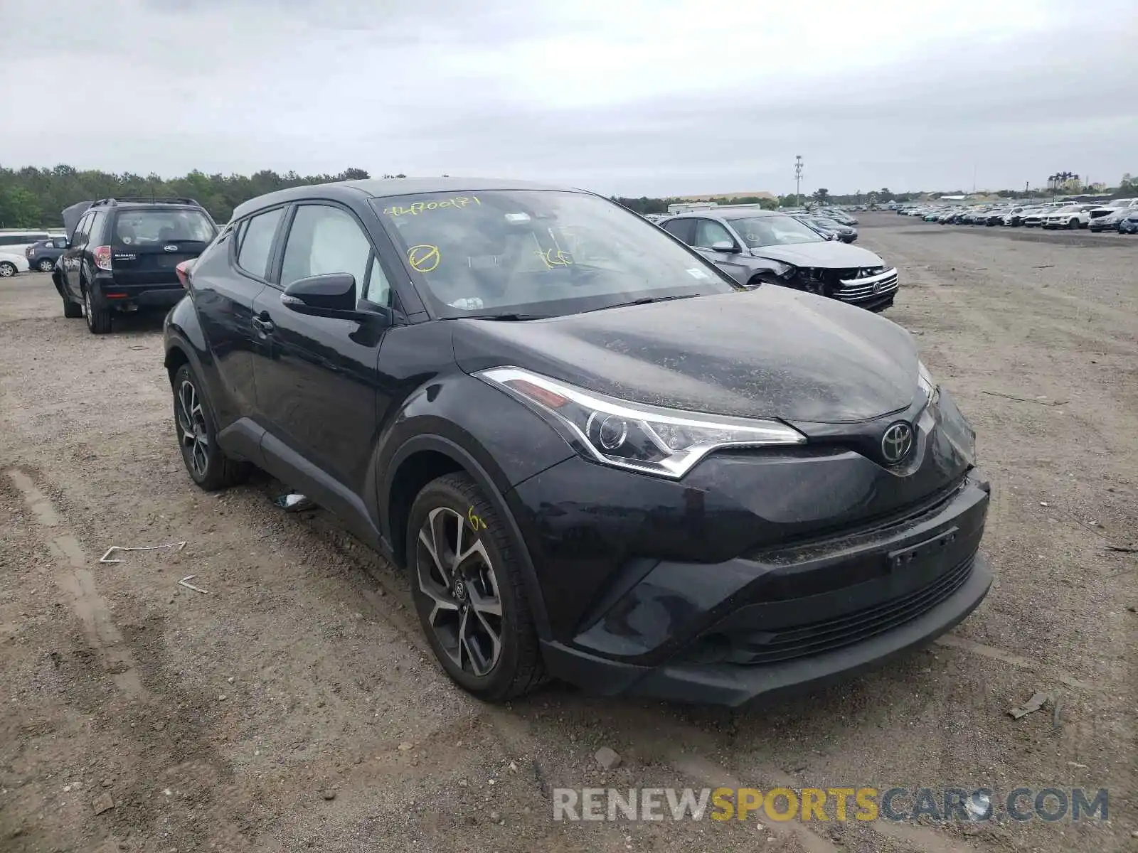 1 Photograph of a damaged car NMTKHMBX5KR077254 TOYOTA C-HR 2019