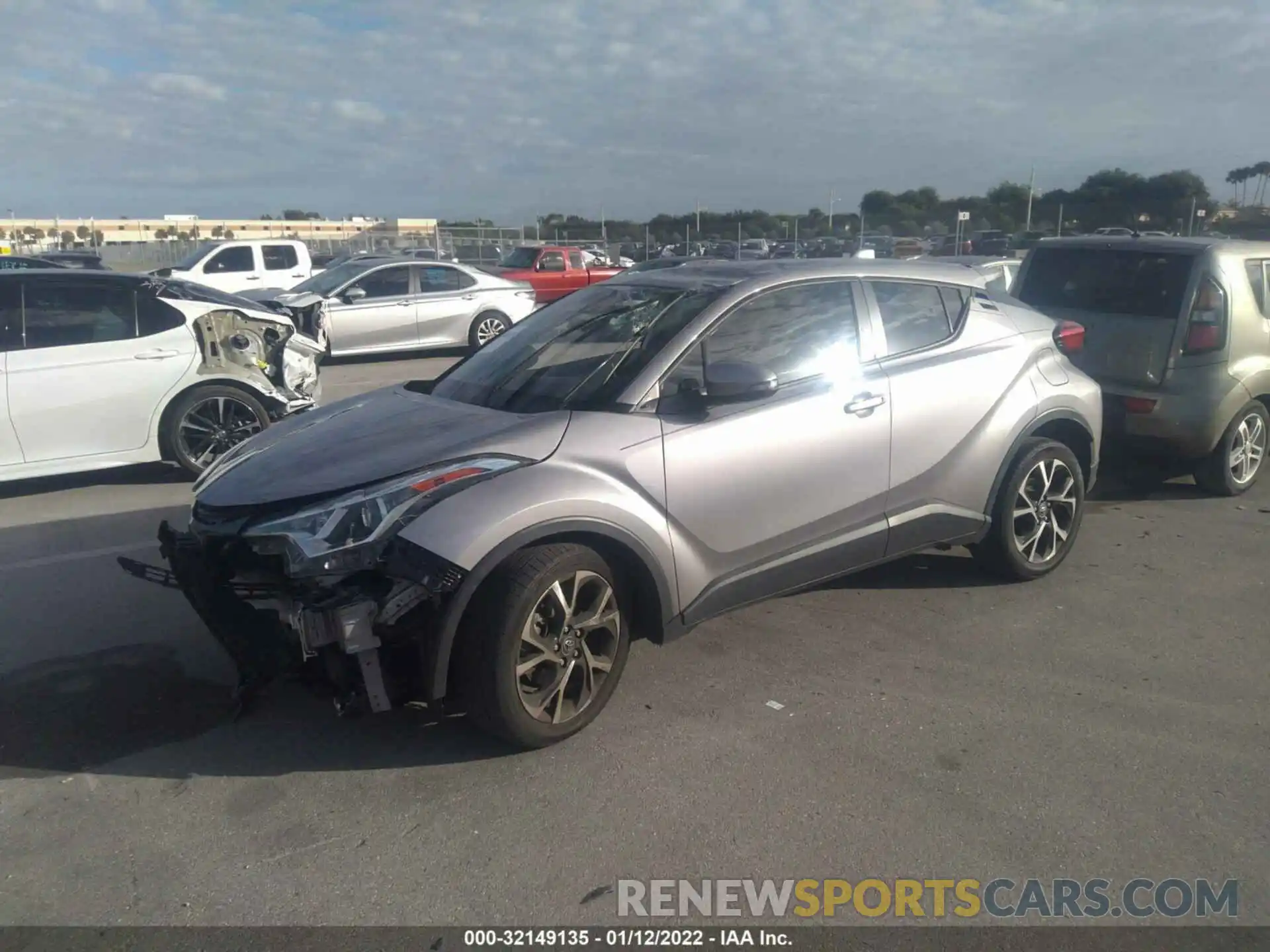 2 Фотография поврежденного автомобиля NMTKHMBX5KR077383 TOYOTA C-HR 2019