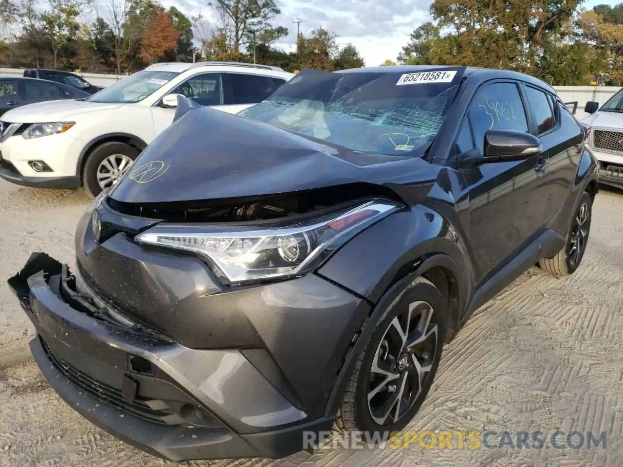 2 Фотография поврежденного автомобиля NMTKHMBX5KR077531 TOYOTA C-HR 2019