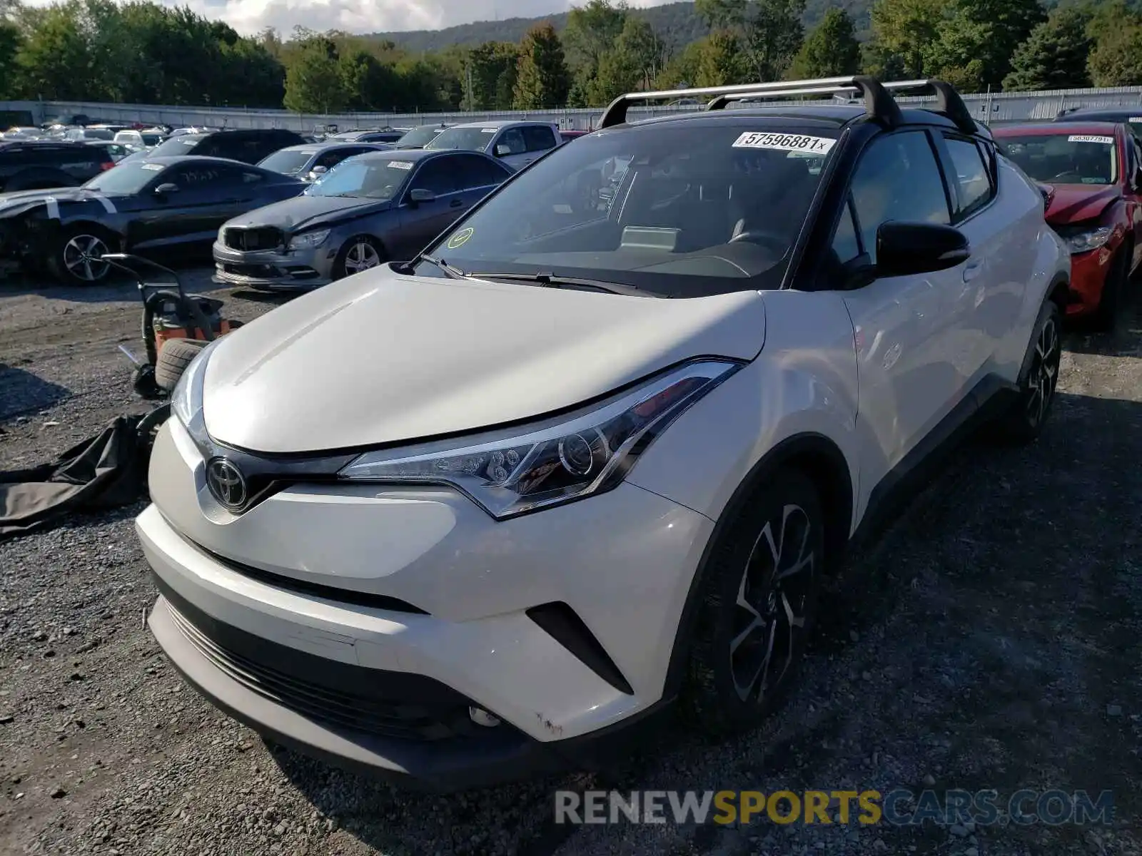 2 Photograph of a damaged car NMTKHMBX5KR077738 TOYOTA C-HR 2019