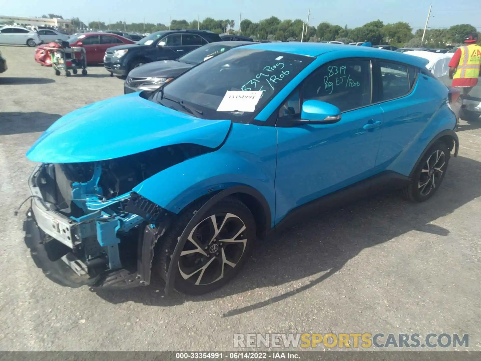 2 Photograph of a damaged car NMTKHMBX5KR079165 TOYOTA C-HR 2019