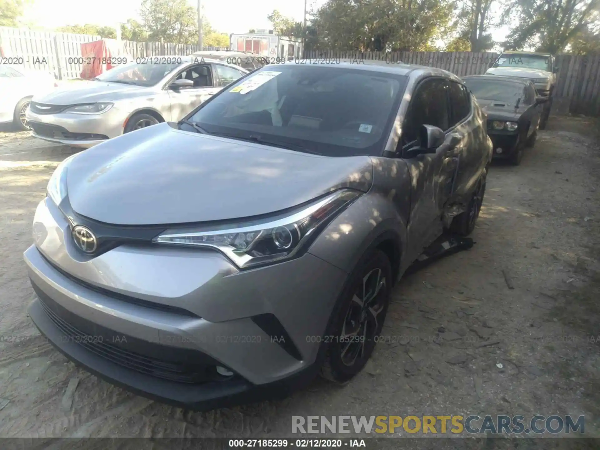 2 Photograph of a damaged car NMTKHMBX5KR079201 TOYOTA C-HR 2019