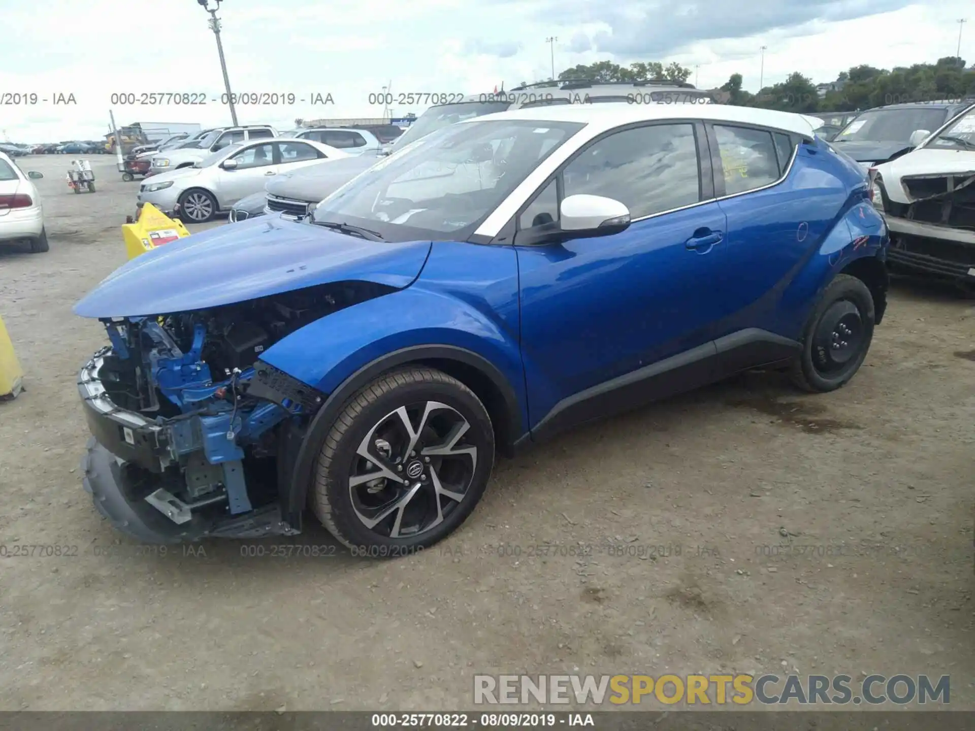 2 Photograph of a damaged car NMTKHMBX5KR079392 TOYOTA C-HR 2019