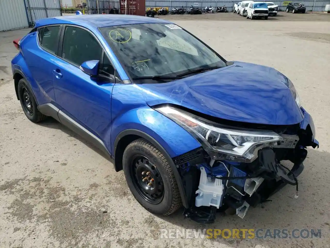 1 Photograph of a damaged car NMTKHMBX5KR079599 TOYOTA C-HR 2019