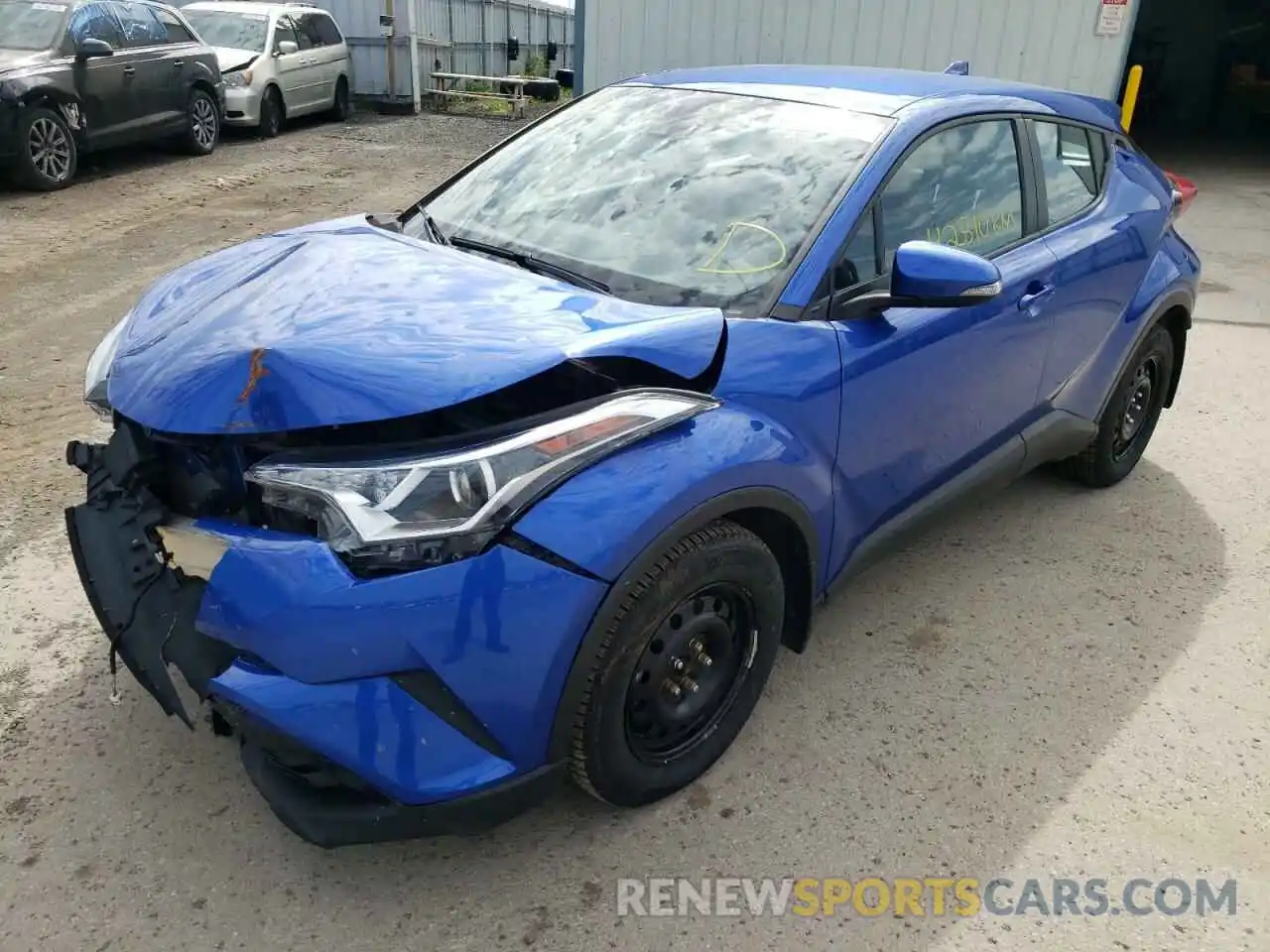 2 Фотография поврежденного автомобиля NMTKHMBX5KR079599 TOYOTA C-HR 2019