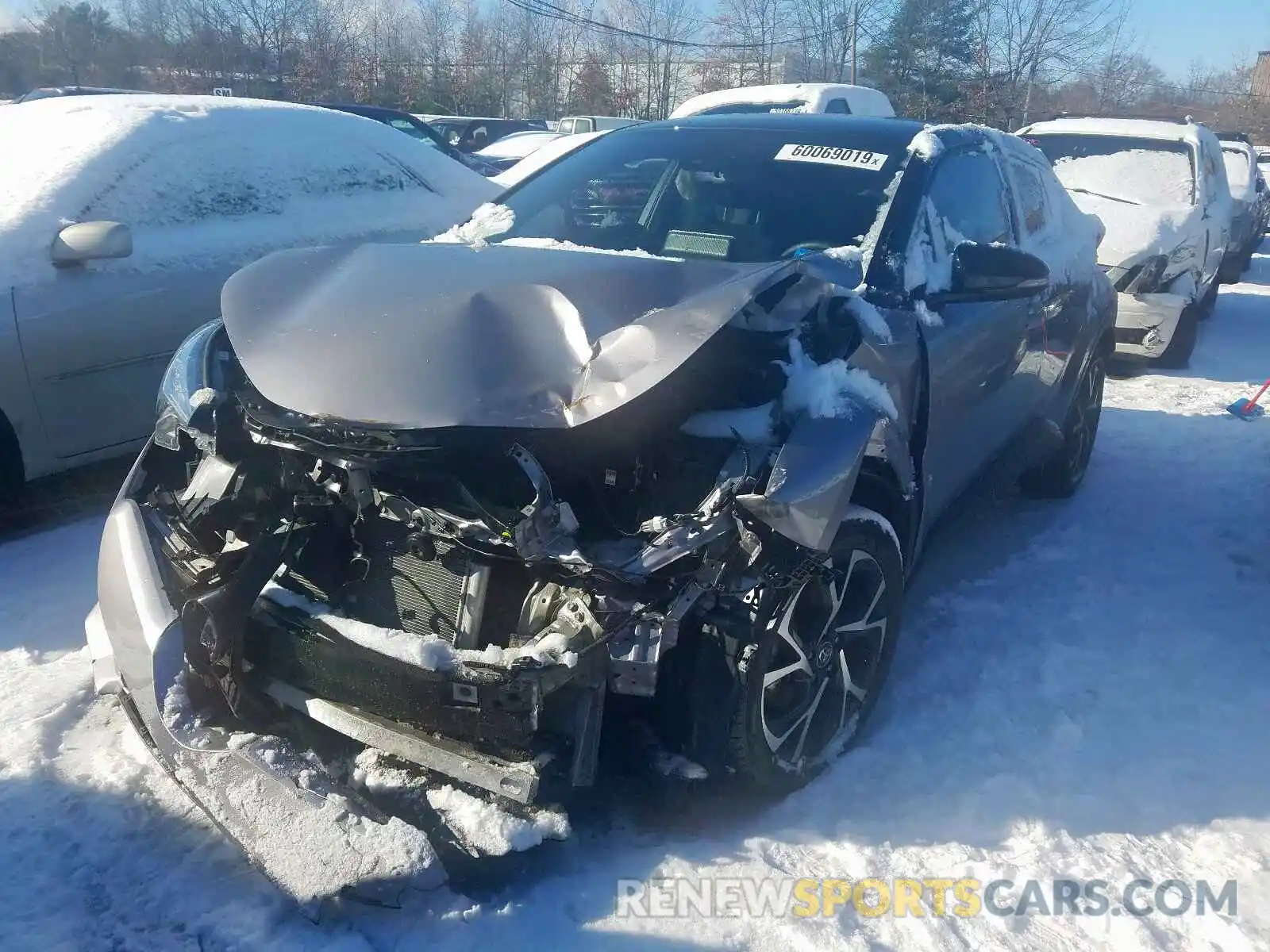 2 Photograph of a damaged car NMTKHMBX5KR081241 TOYOTA C-HR 2019