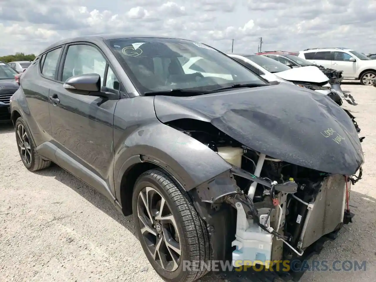 1 Photograph of a damaged car NMTKHMBX5KR081661 TOYOTA C-HR 2019