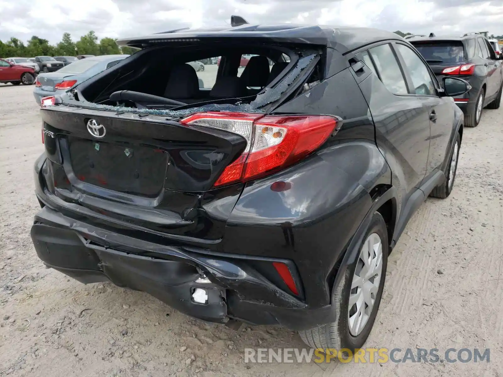 4 Фотография поврежденного автомобиля NMTKHMBX5KR081725 TOYOTA C-HR 2019