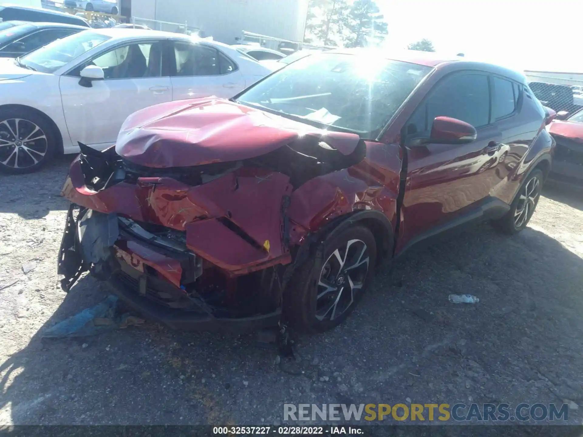 2 Photograph of a damaged car NMTKHMBX5KR083930 TOYOTA C-HR 2019