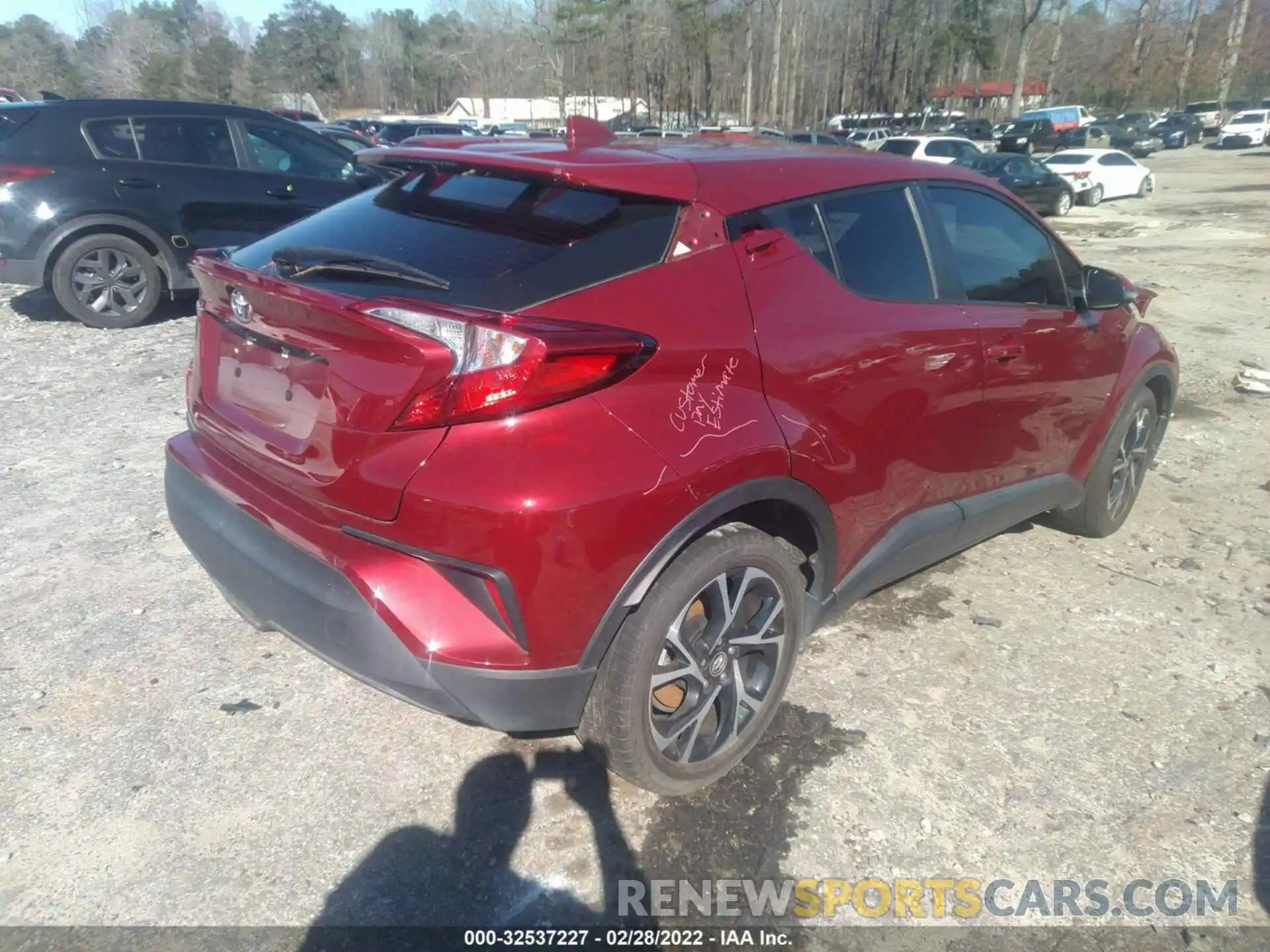 4 Photograph of a damaged car NMTKHMBX5KR083930 TOYOTA C-HR 2019