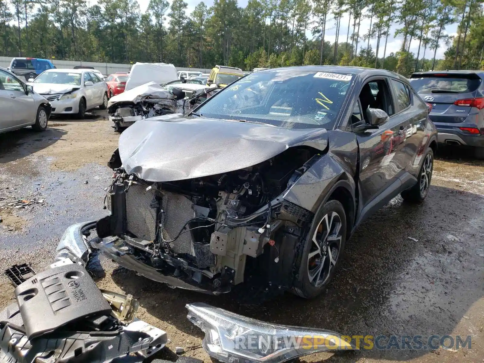 9 Photograph of a damaged car NMTKHMBX5KR084561 TOYOTA C-HR 2019