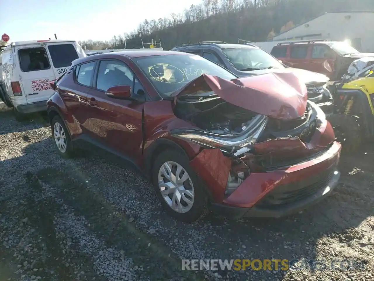 1 Photograph of a damaged car NMTKHMBX5KR085113 TOYOTA C-HR 2019