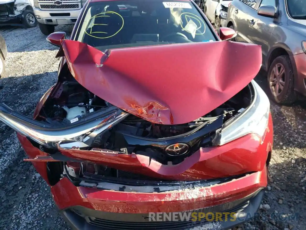 7 Photograph of a damaged car NMTKHMBX5KR085113 TOYOTA C-HR 2019