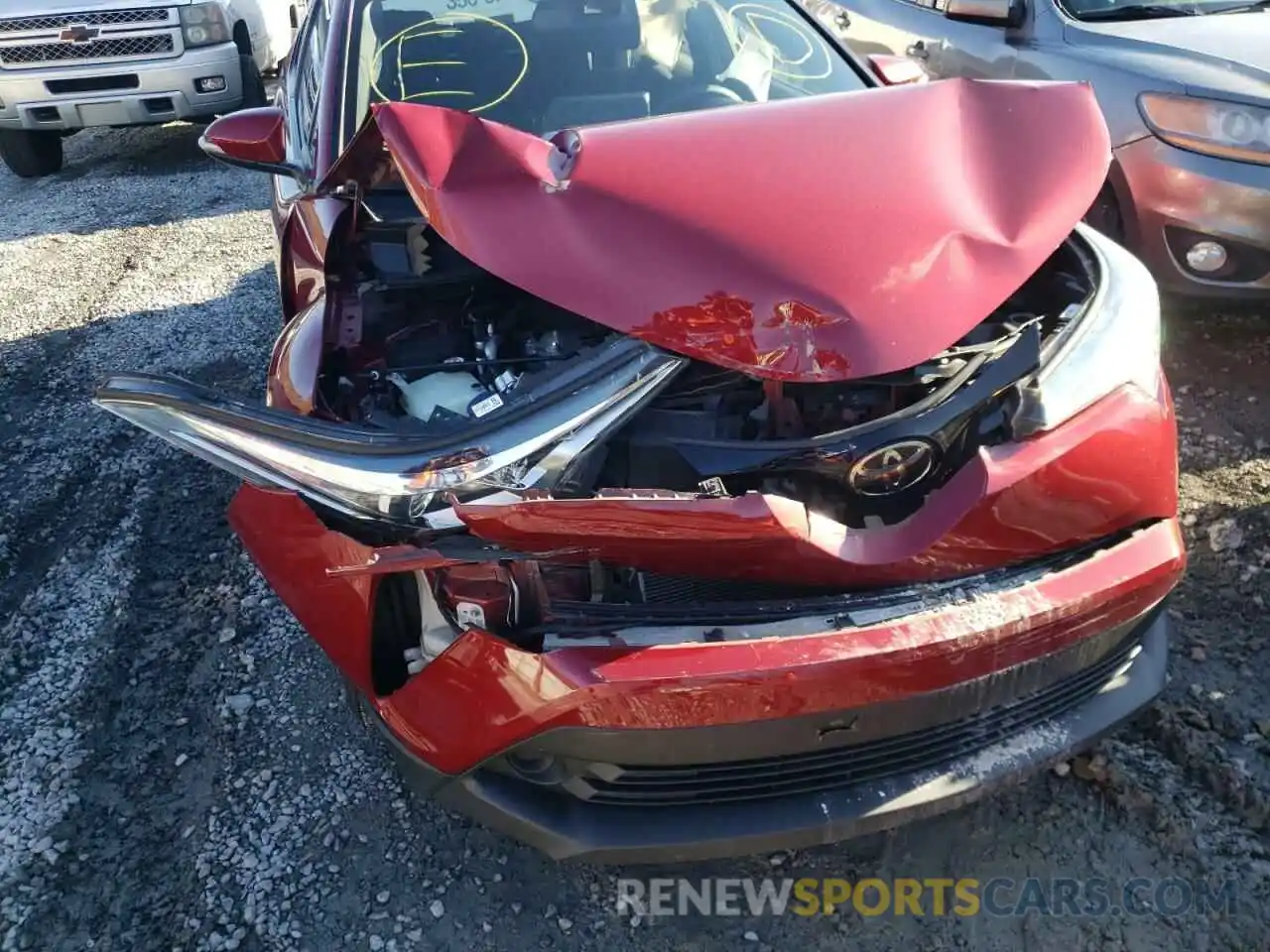 9 Photograph of a damaged car NMTKHMBX5KR085113 TOYOTA C-HR 2019