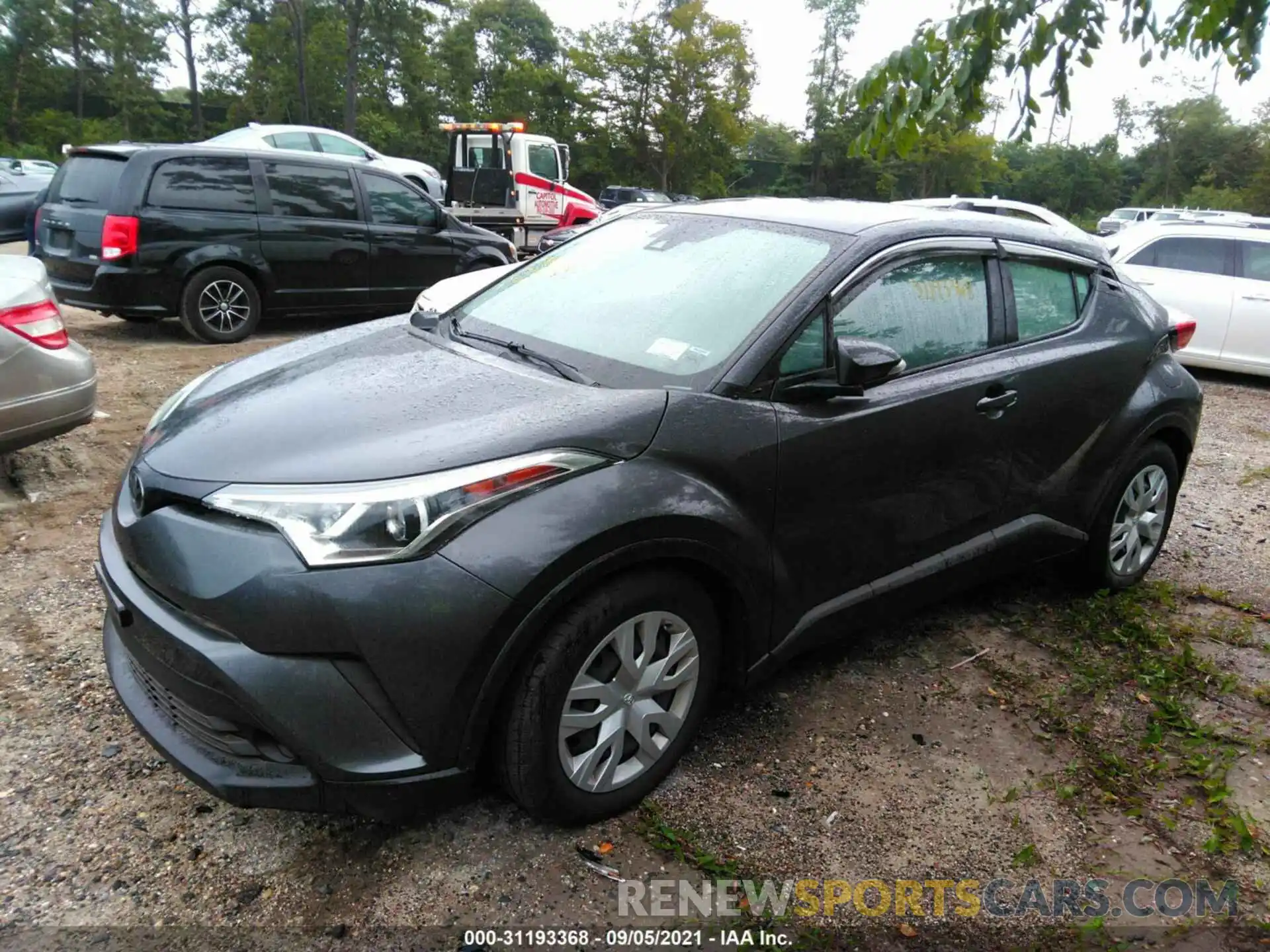 2 Фотография поврежденного автомобиля NMTKHMBX5KR086052 TOYOTA C-HR 2019