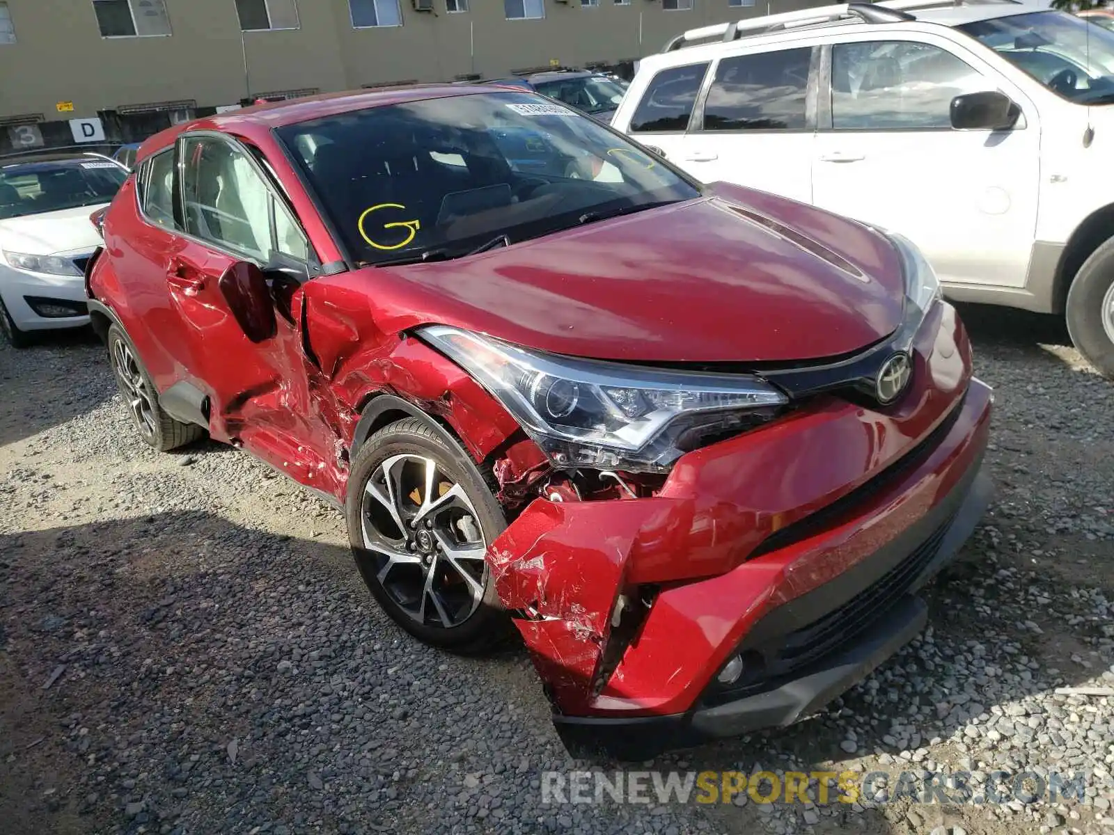 1 Photograph of a damaged car NMTKHMBX5KR090215 TOYOTA C-HR 2019