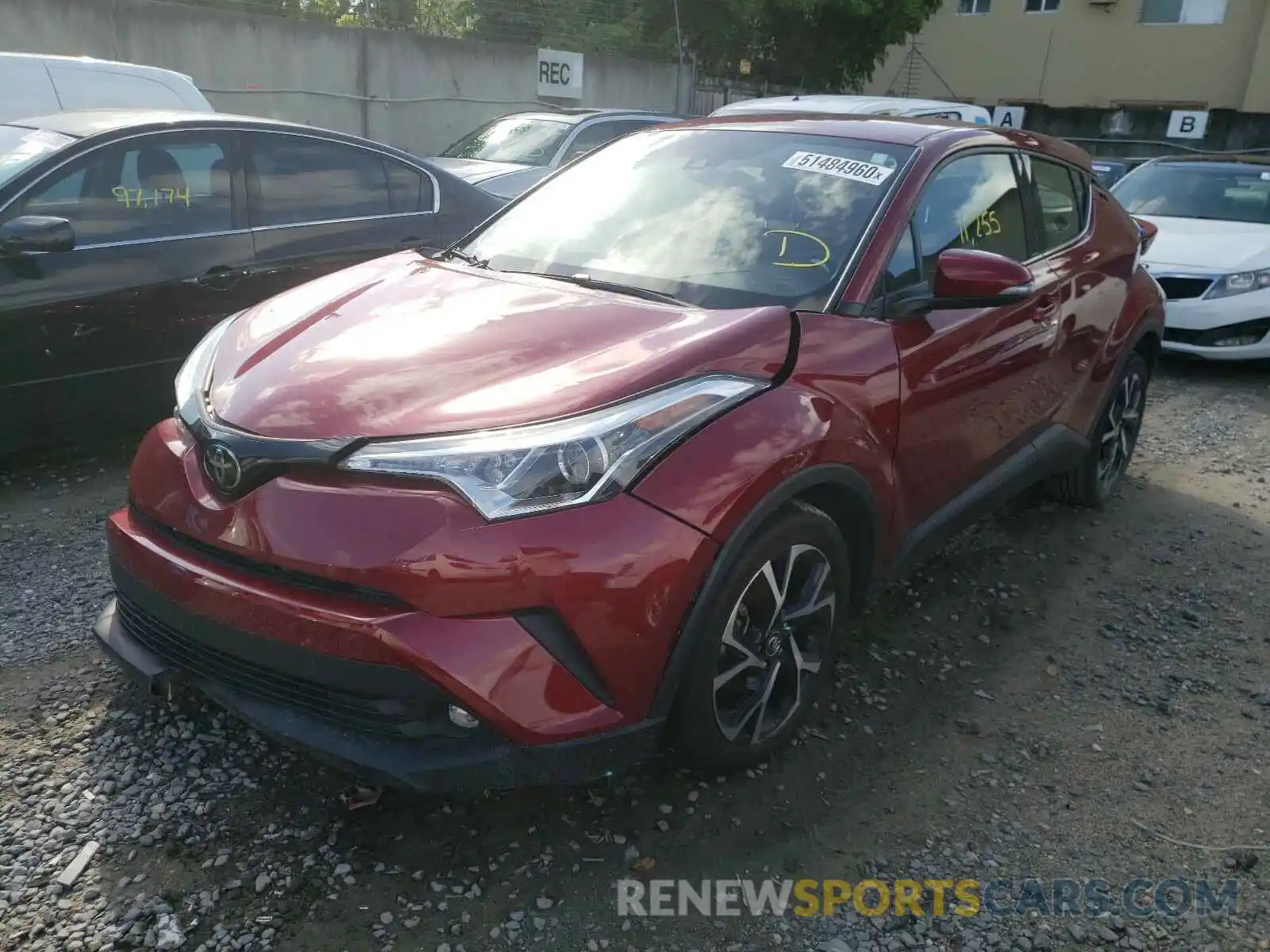 2 Photograph of a damaged car NMTKHMBX5KR090215 TOYOTA C-HR 2019