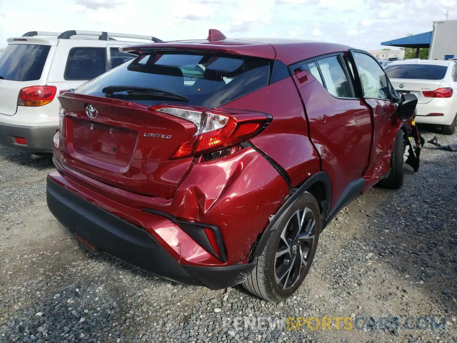 4 Фотография поврежденного автомобиля NMTKHMBX5KR090215 TOYOTA C-HR 2019