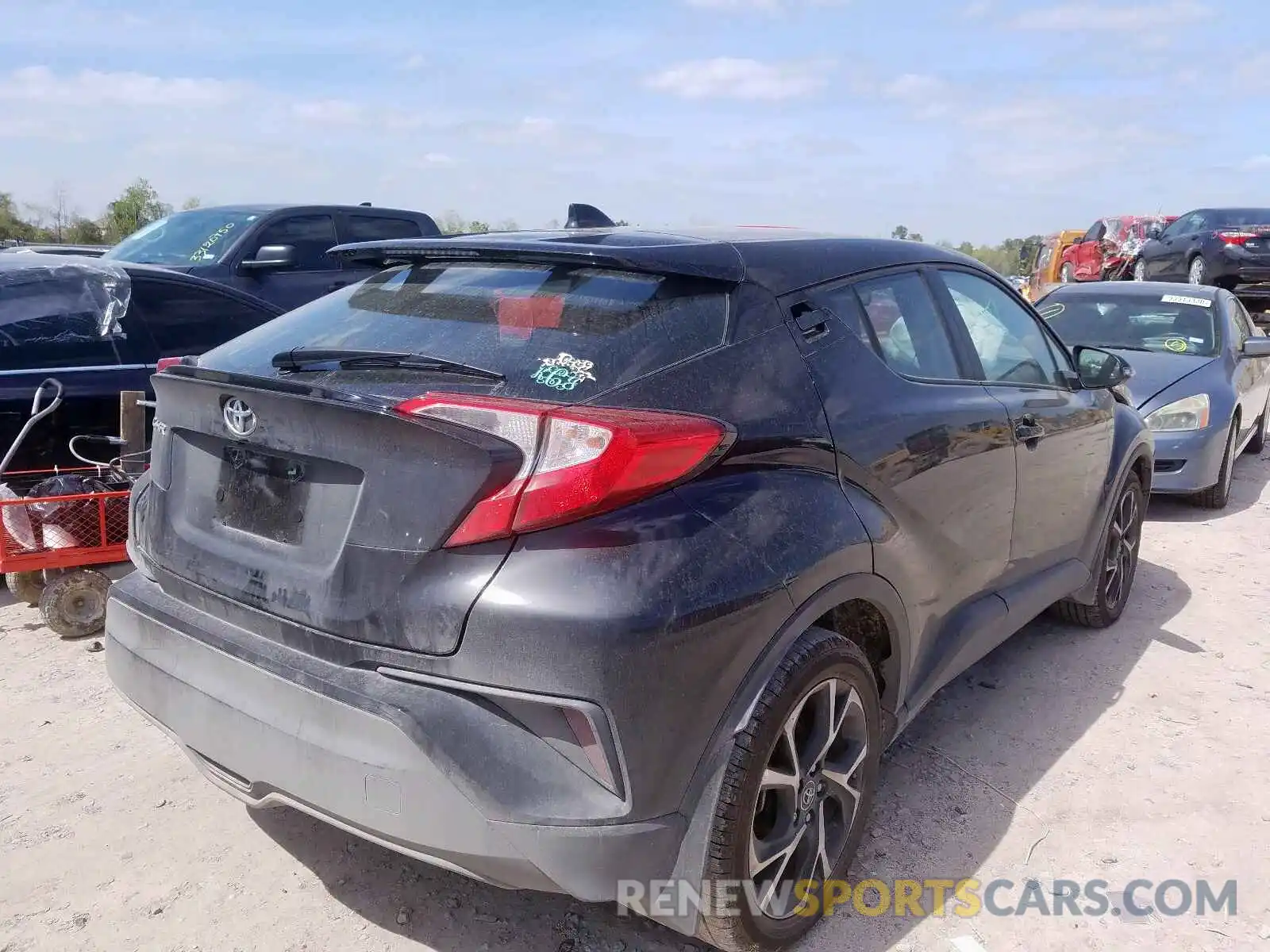 4 Photograph of a damaged car NMTKHMBX5KR091784 TOYOTA C-HR 2019