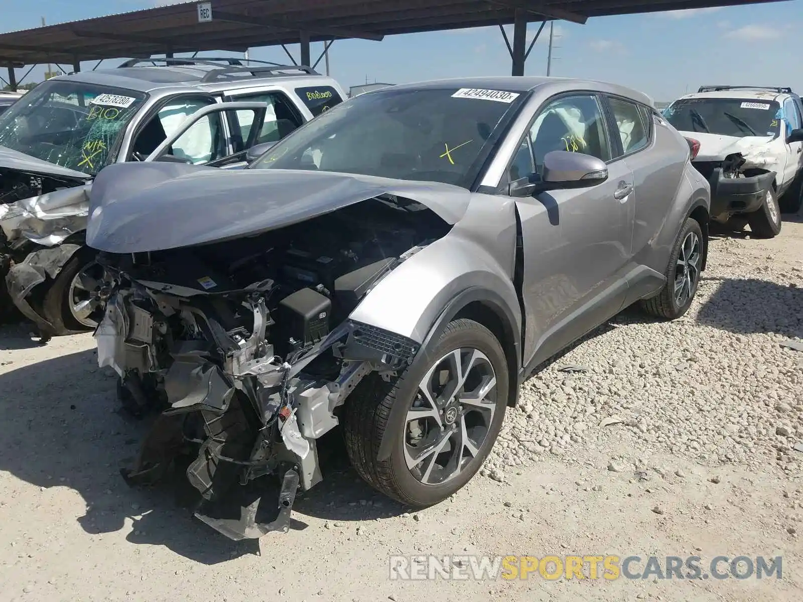 2 Фотография поврежденного автомобиля NMTKHMBX5KR092109 TOYOTA C-HR 2019