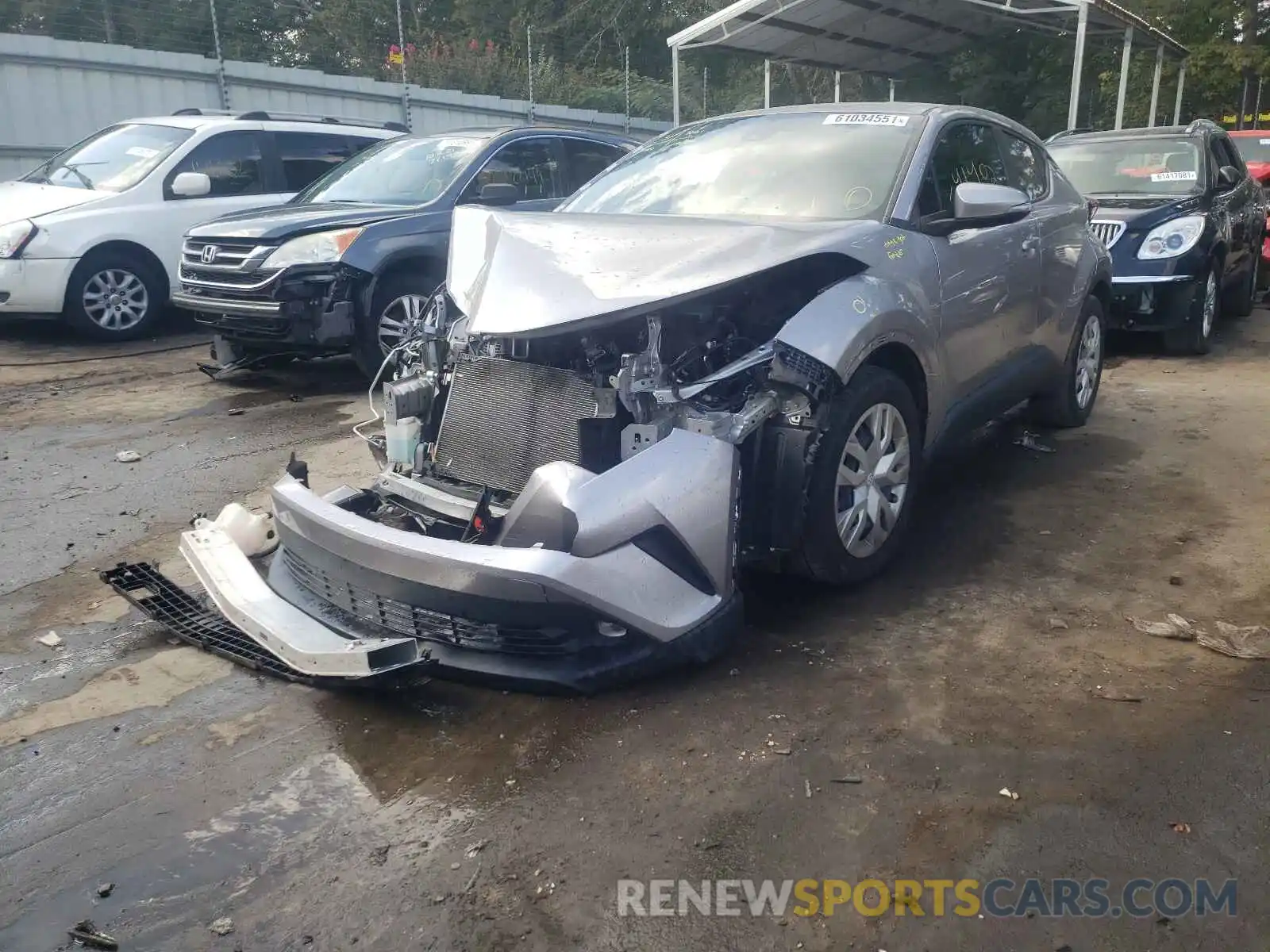 2 Photograph of a damaged car NMTKHMBX5KR092403 TOYOTA C-HR 2019