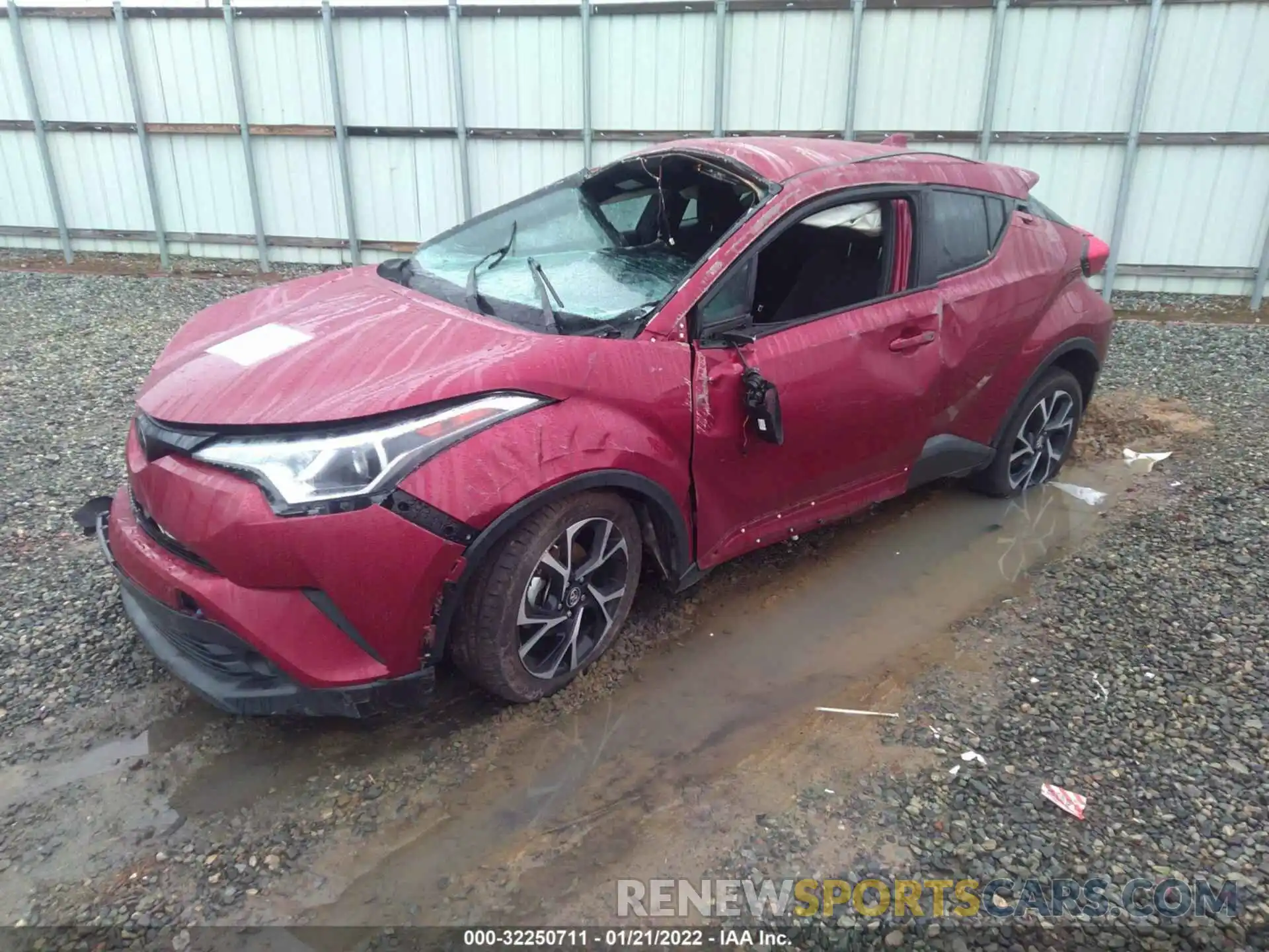 2 Photograph of a damaged car NMTKHMBX5KR092420 TOYOTA C-HR 2019