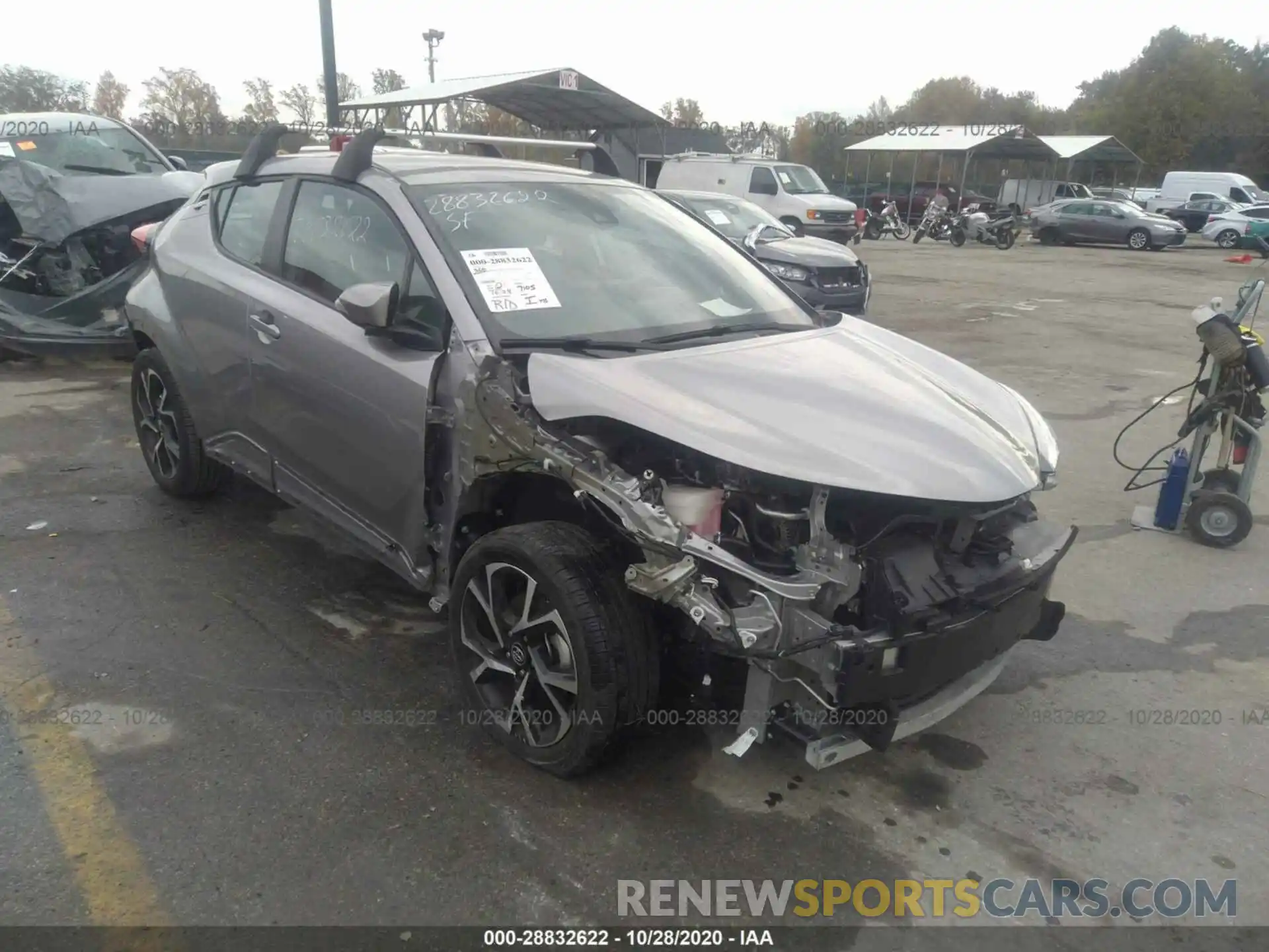 1 Photograph of a damaged car NMTKHMBX5KR095205 TOYOTA C-HR 2019