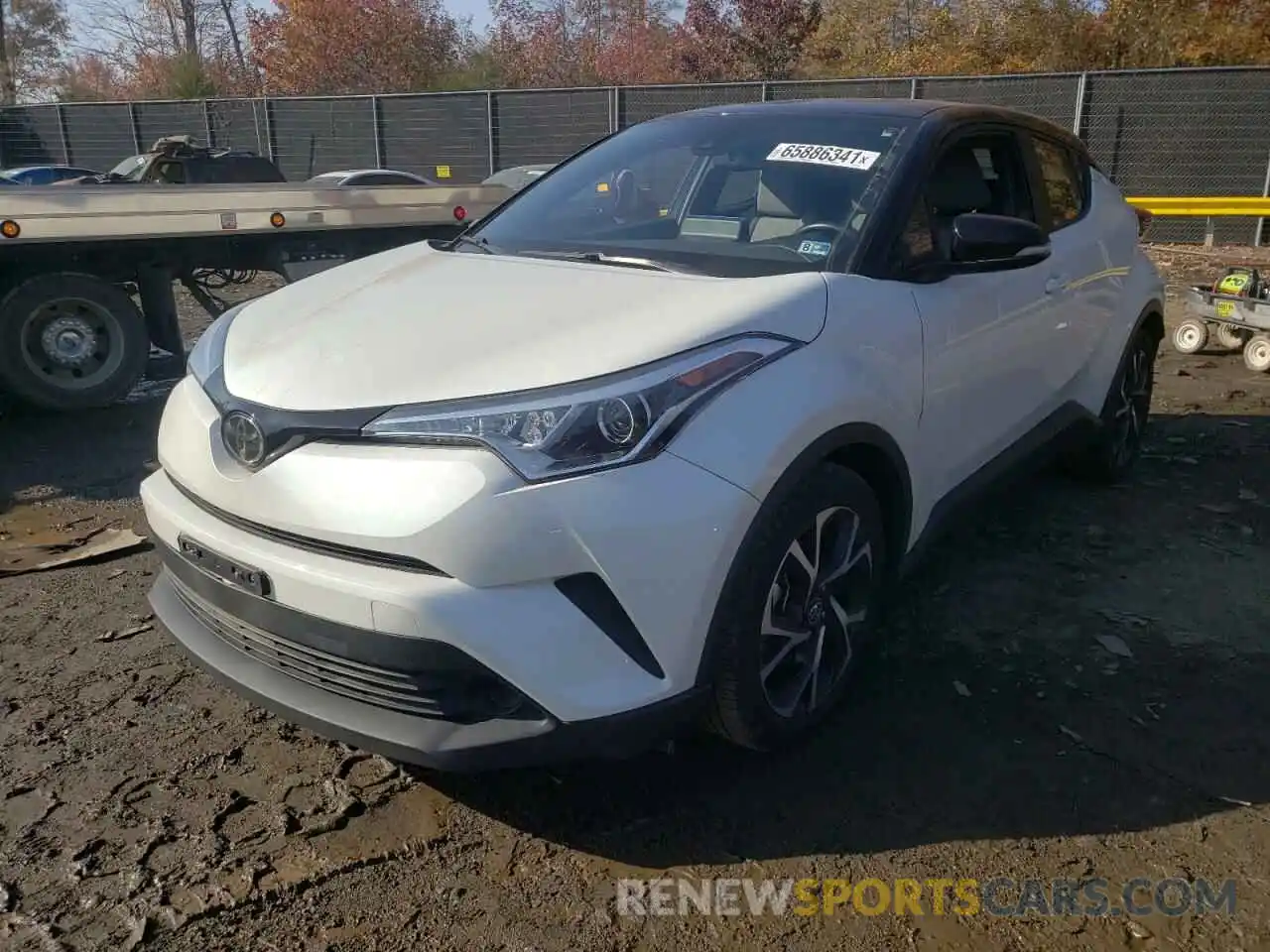 2 Фотография поврежденного автомобиля NMTKHMBX5KR095642 TOYOTA C-HR 2019