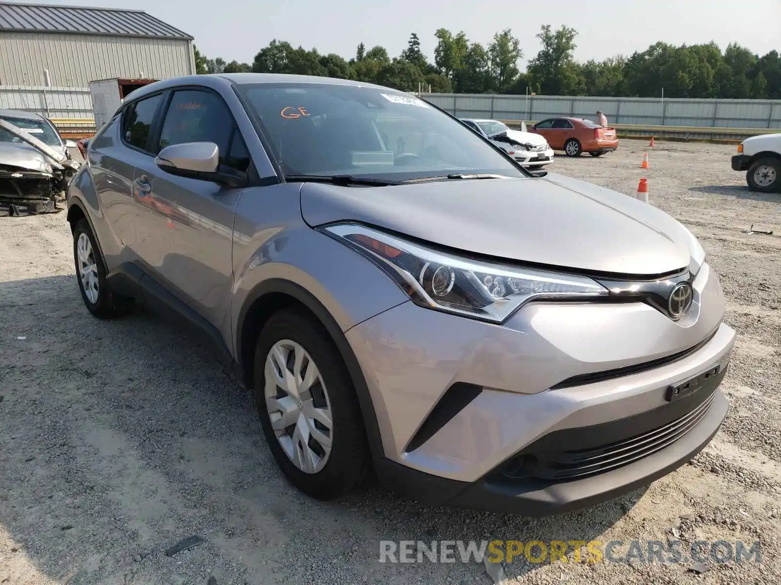 1 Photograph of a damaged car NMTKHMBX5KR095656 TOYOTA C-HR 2019