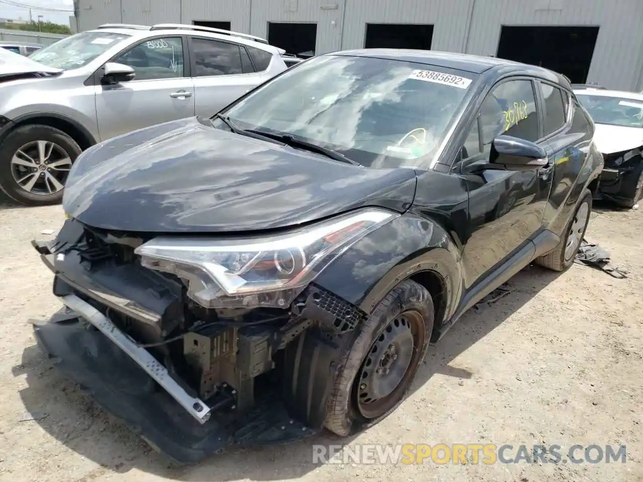 2 Photograph of a damaged car NMTKHMBX5KR096404 TOYOTA C-HR 2019