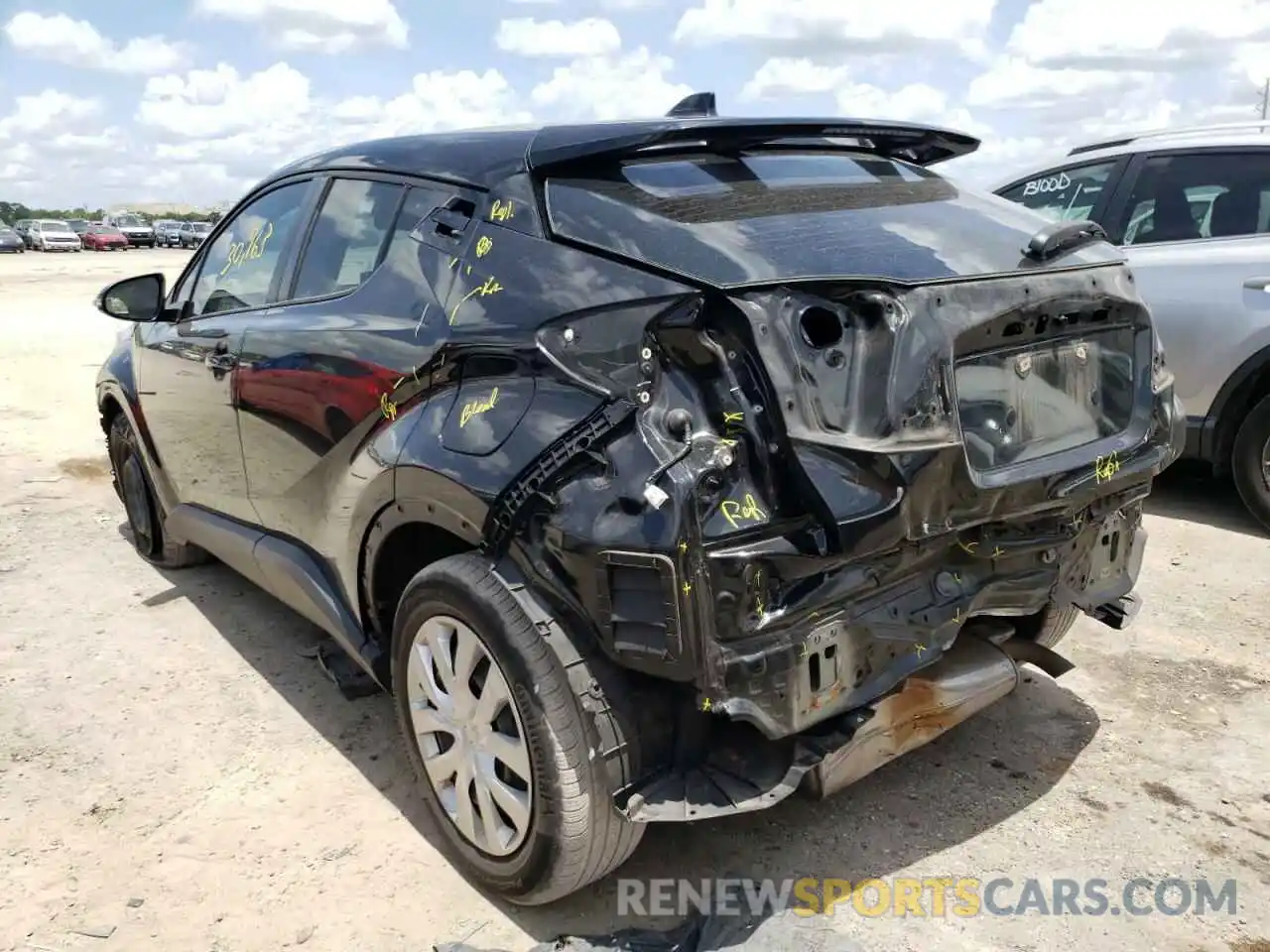 3 Photograph of a damaged car NMTKHMBX5KR096404 TOYOTA C-HR 2019