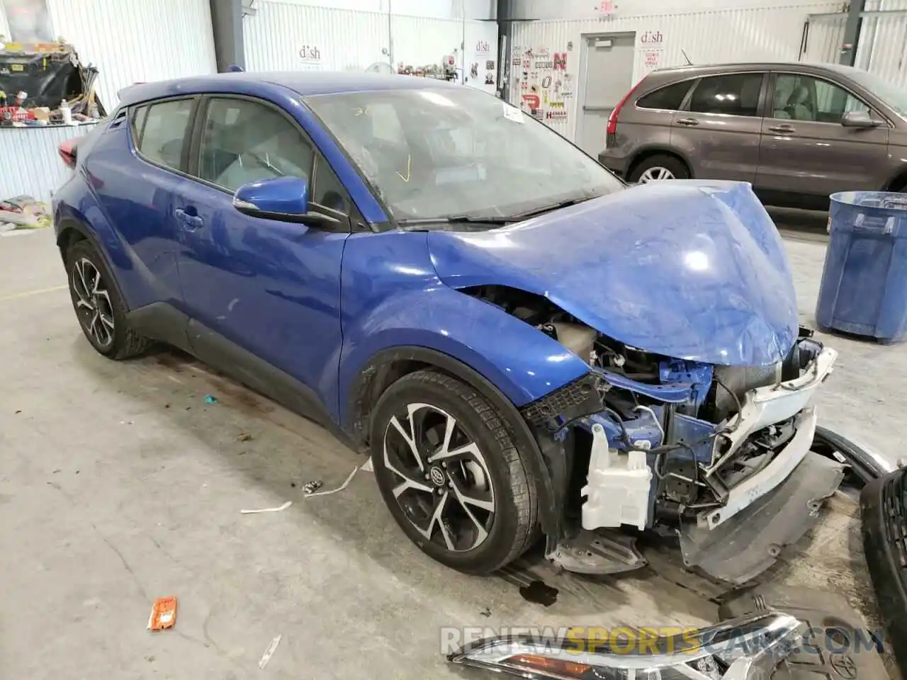 1 Photograph of a damaged car NMTKHMBX5KR098167 TOYOTA C-HR 2019