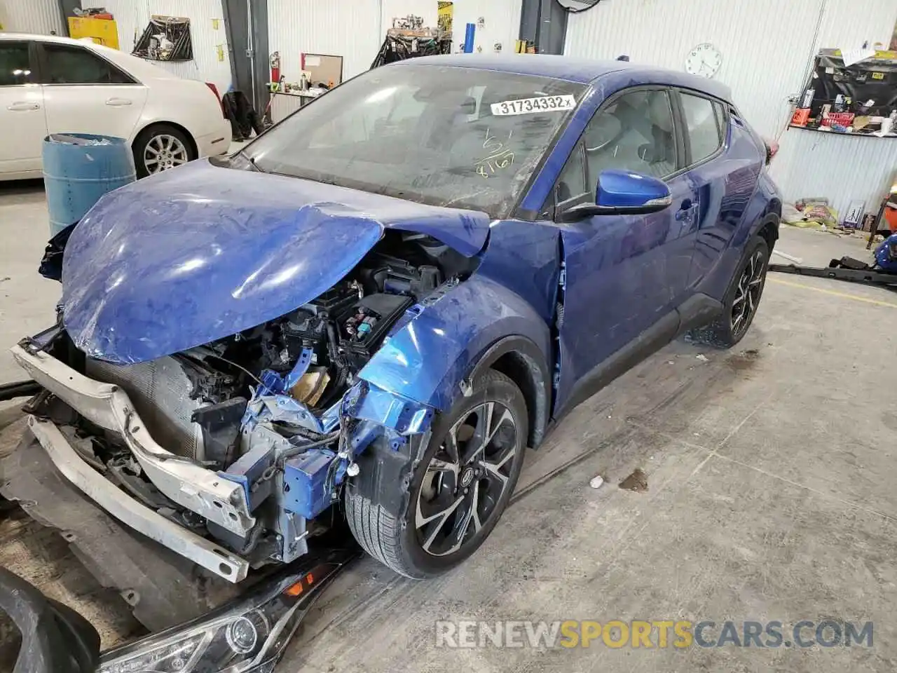 2 Photograph of a damaged car NMTKHMBX5KR098167 TOYOTA C-HR 2019