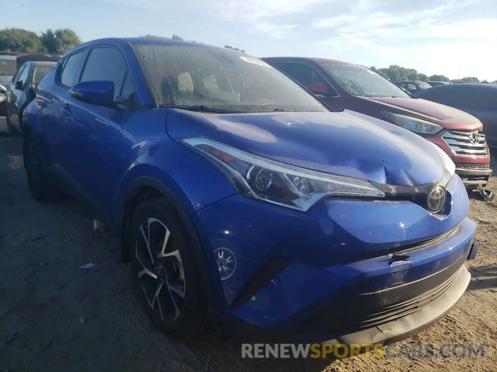 1 Photograph of a damaged car NMTKHMBX5KR099559 TOYOTA C-HR 2019