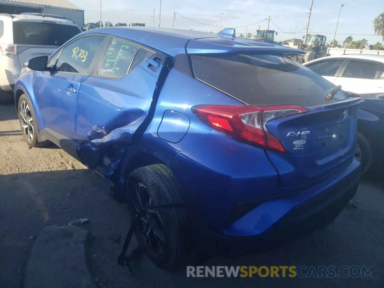 3 Photograph of a damaged car NMTKHMBX5KR099559 TOYOTA C-HR 2019