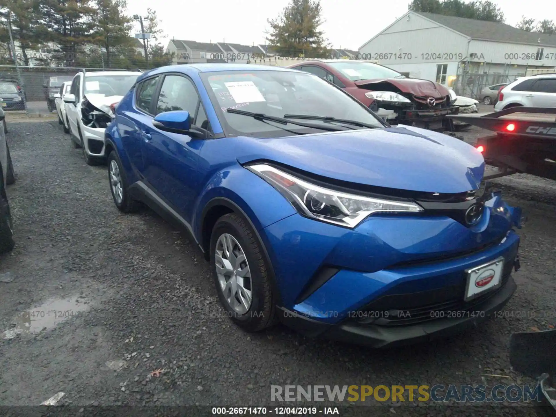 1 Photograph of a damaged car NMTKHMBX5KR099786 TOYOTA C-HR 2019