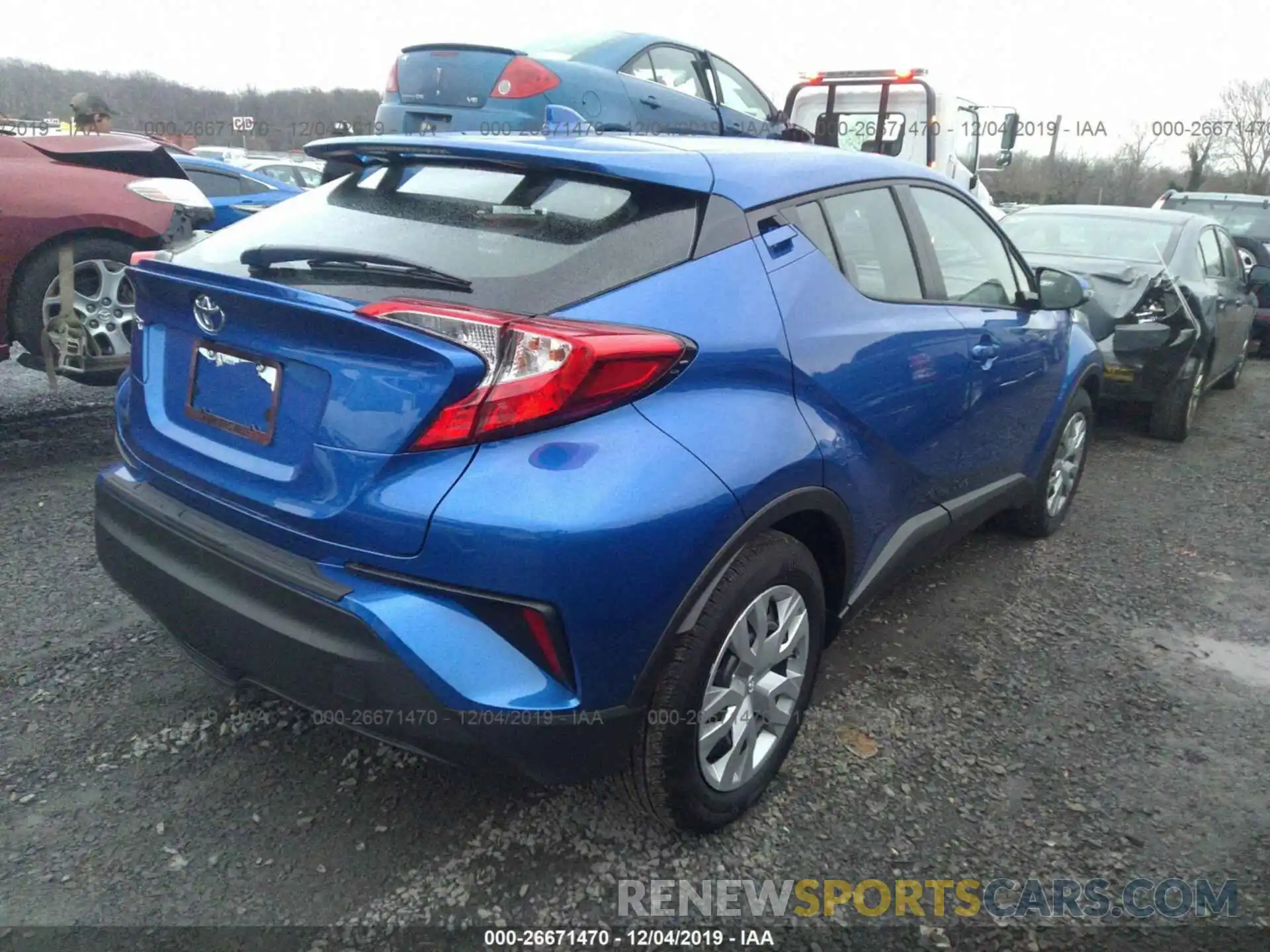 4 Photograph of a damaged car NMTKHMBX5KR099786 TOYOTA C-HR 2019