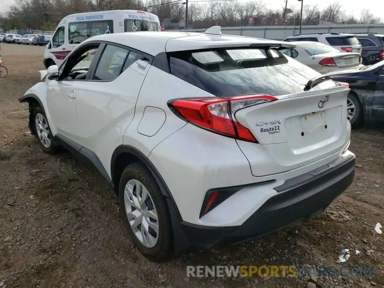 3 Photograph of a damaged car NMTKHMBX5KR099898 TOYOTA C-HR 2019