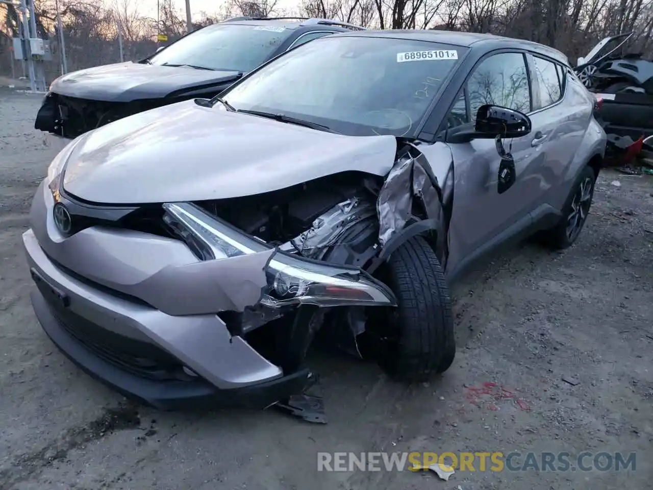 2 Photograph of a damaged car NMTKHMBX5KR099920 TOYOTA C-HR 2019