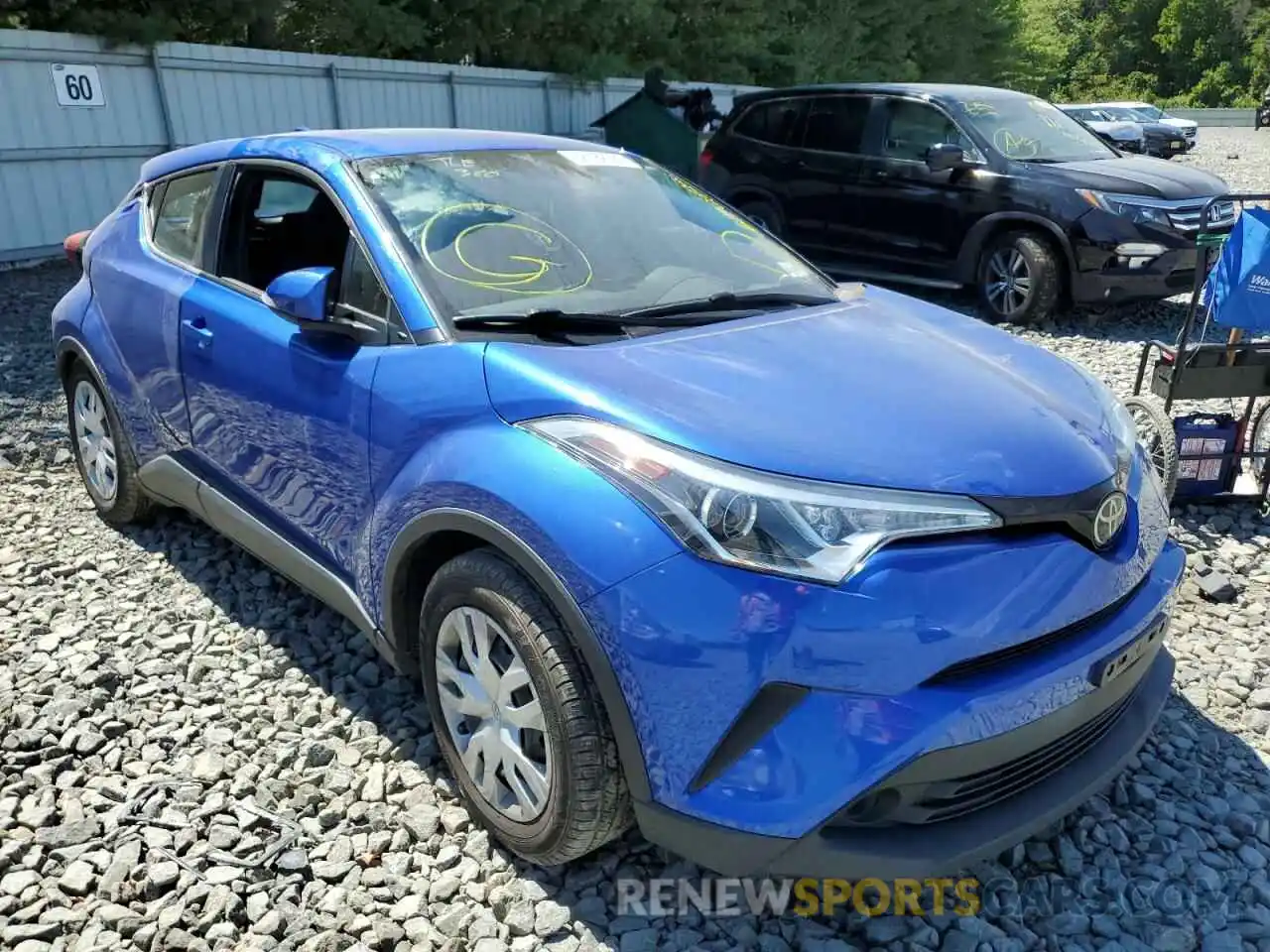 1 Photograph of a damaged car NMTKHMBX5KR099951 TOYOTA C-HR 2019