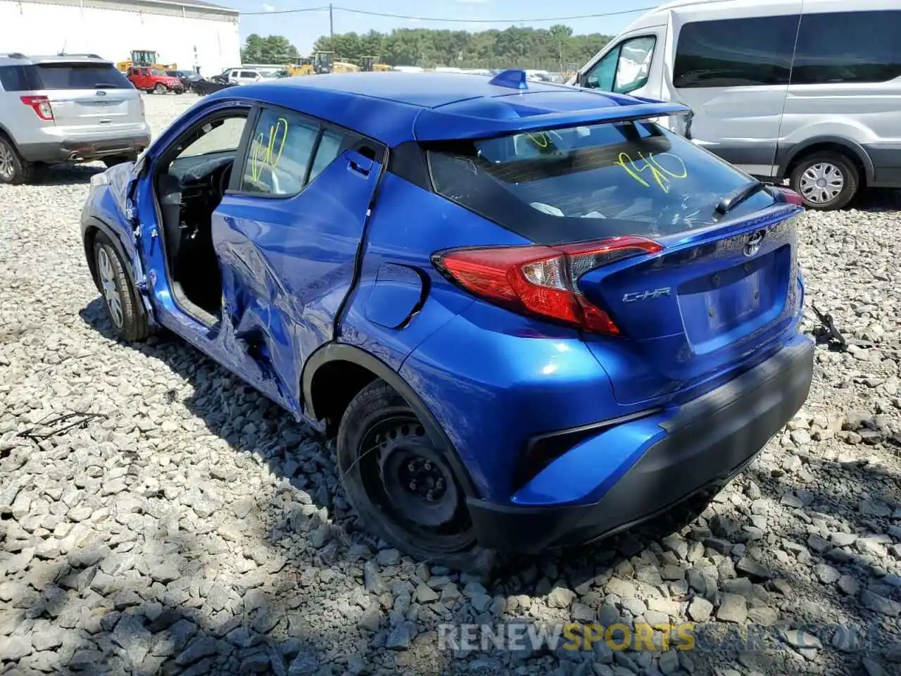 3 Photograph of a damaged car NMTKHMBX5KR099951 TOYOTA C-HR 2019