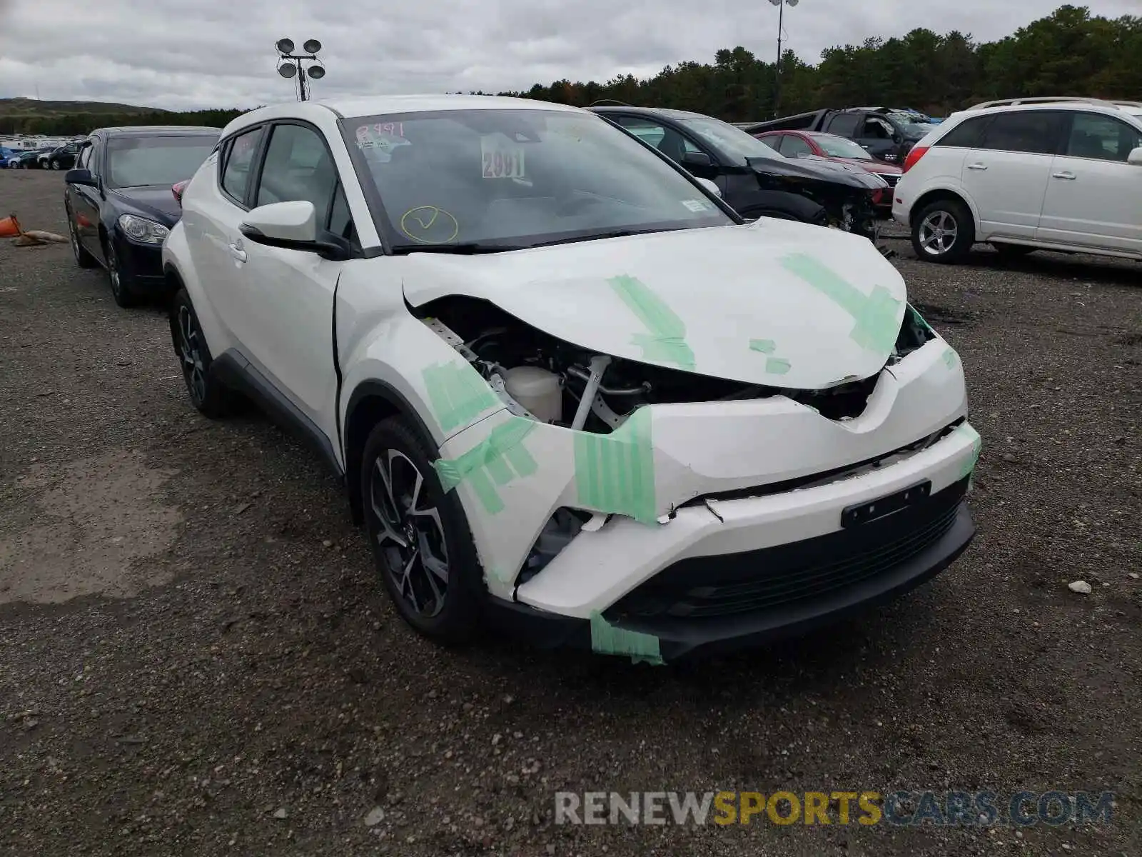 1 Photograph of a damaged car NMTKHMBX5KR100337 TOYOTA C-HR 2019