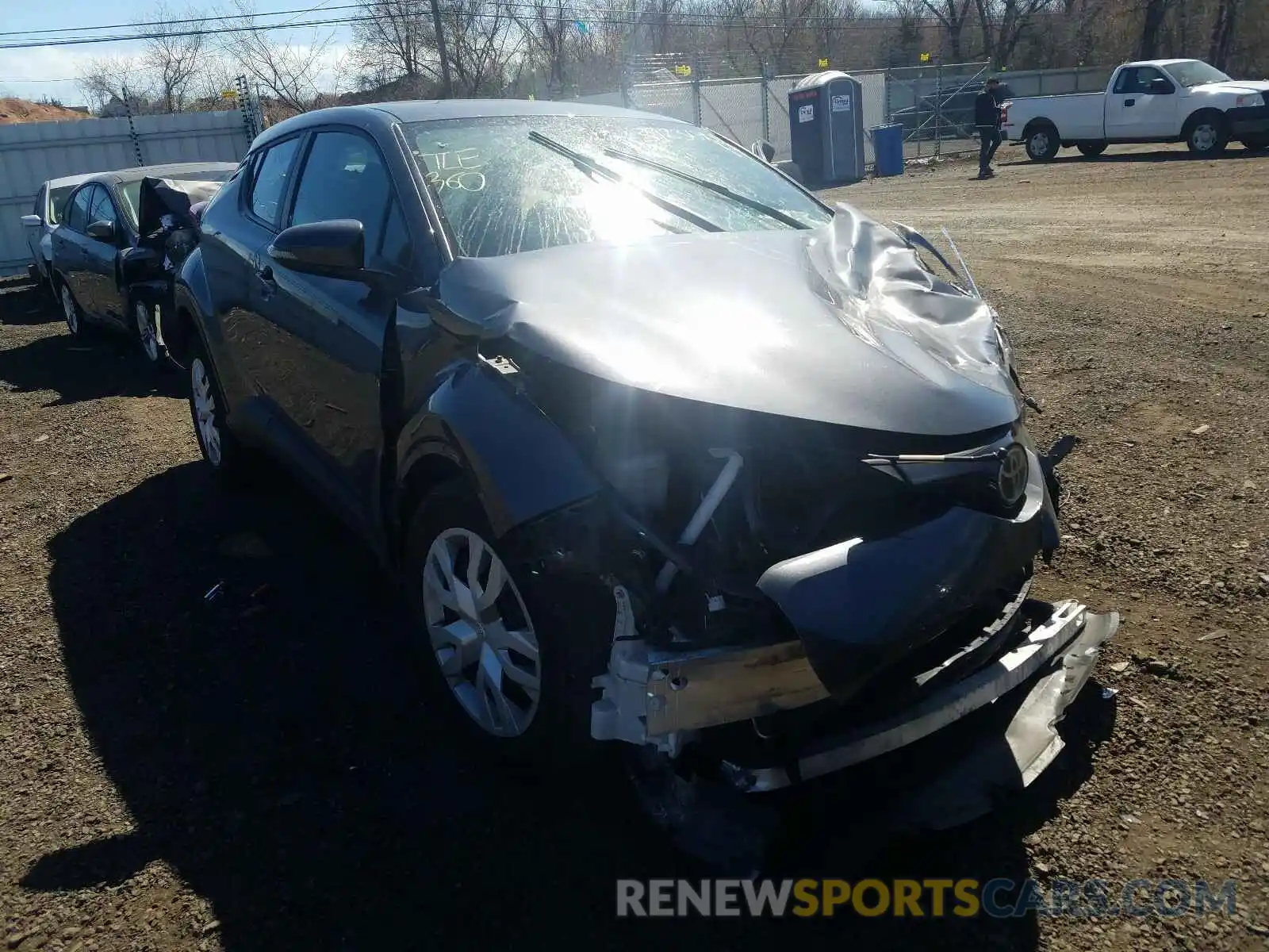 1 Photograph of a damaged car NMTKHMBX5KR100421 TOYOTA C-HR 2019