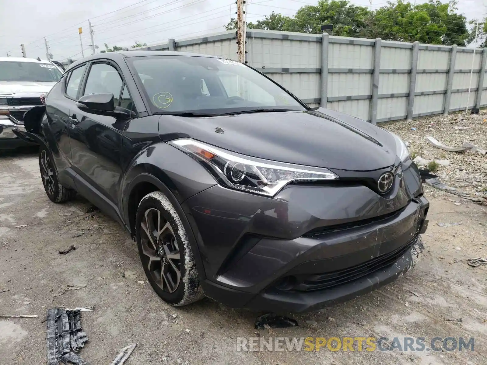 1 Photograph of a damaged car NMTKHMBX5KR101018 TOYOTA C-HR 2019