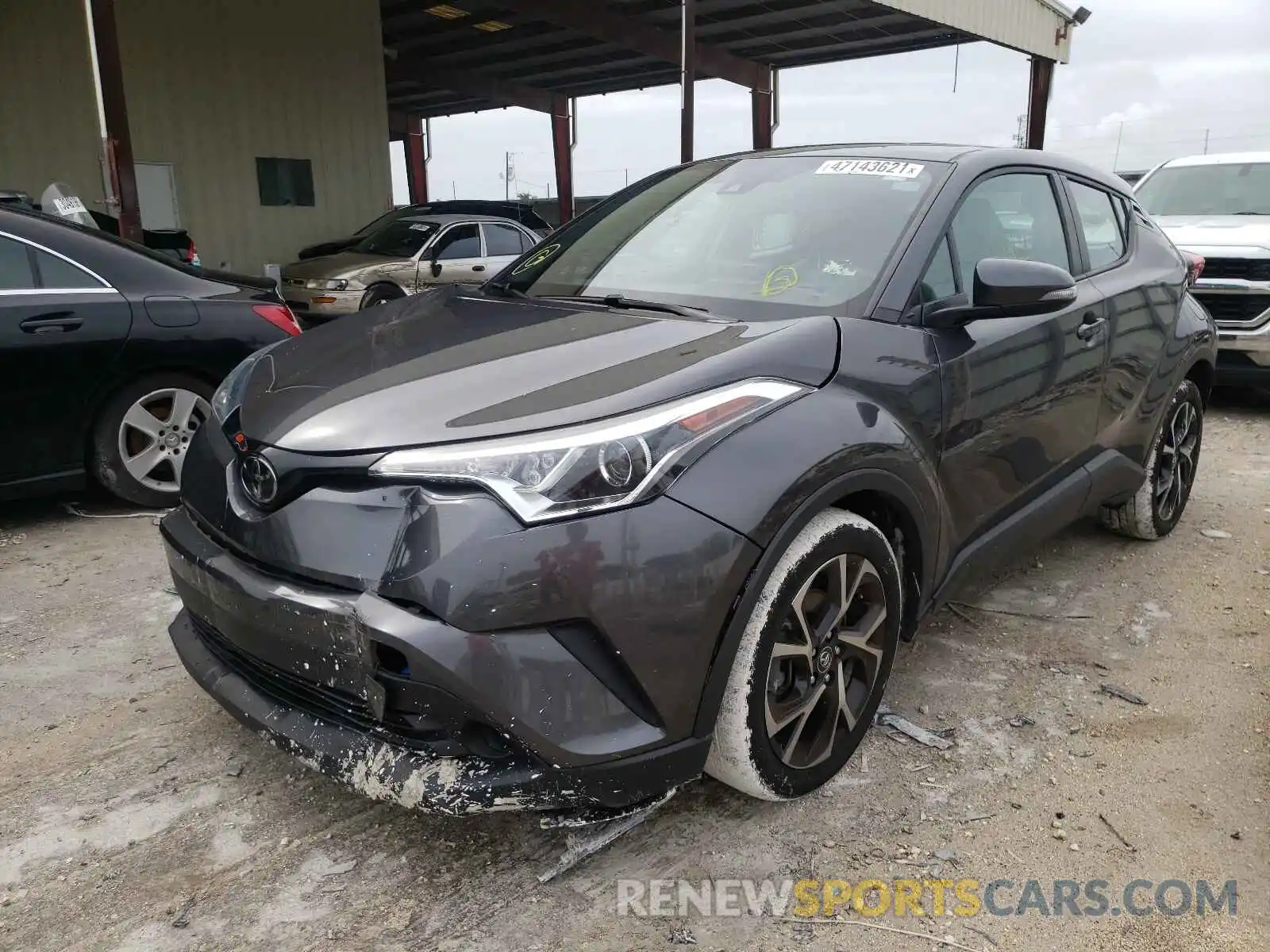 2 Photograph of a damaged car NMTKHMBX5KR101018 TOYOTA C-HR 2019