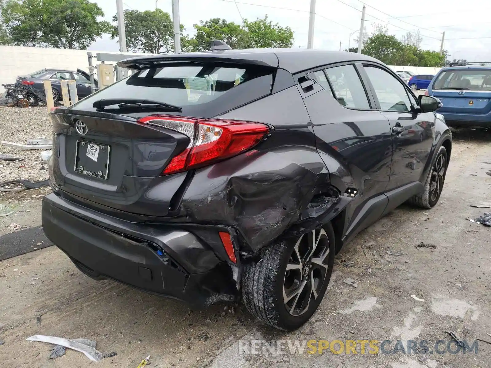 4 Photograph of a damaged car NMTKHMBX5KR101018 TOYOTA C-HR 2019